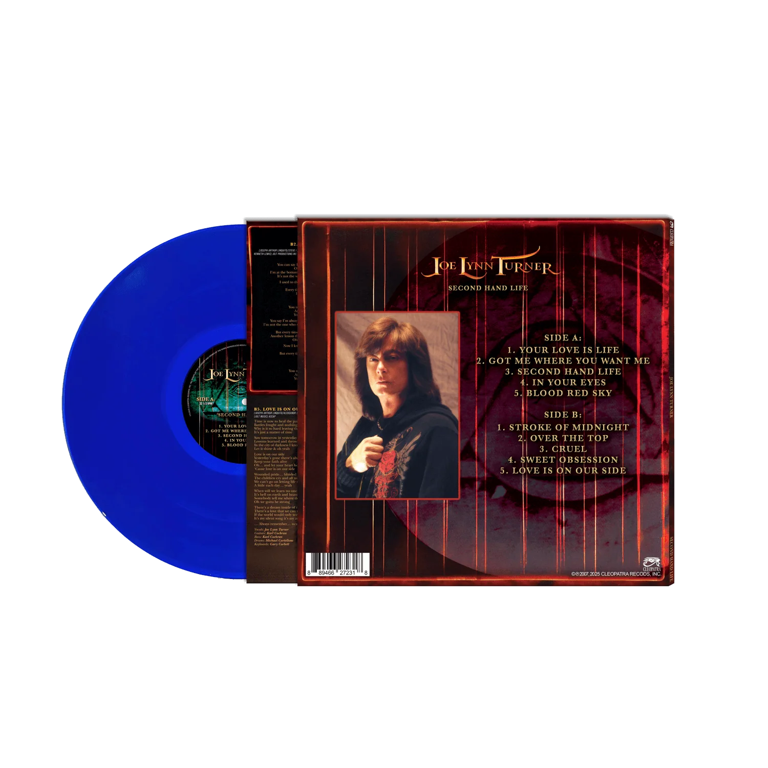 Joe Lynn Turner - Second Hand Life (Blue Vinyl LP) - Image 2