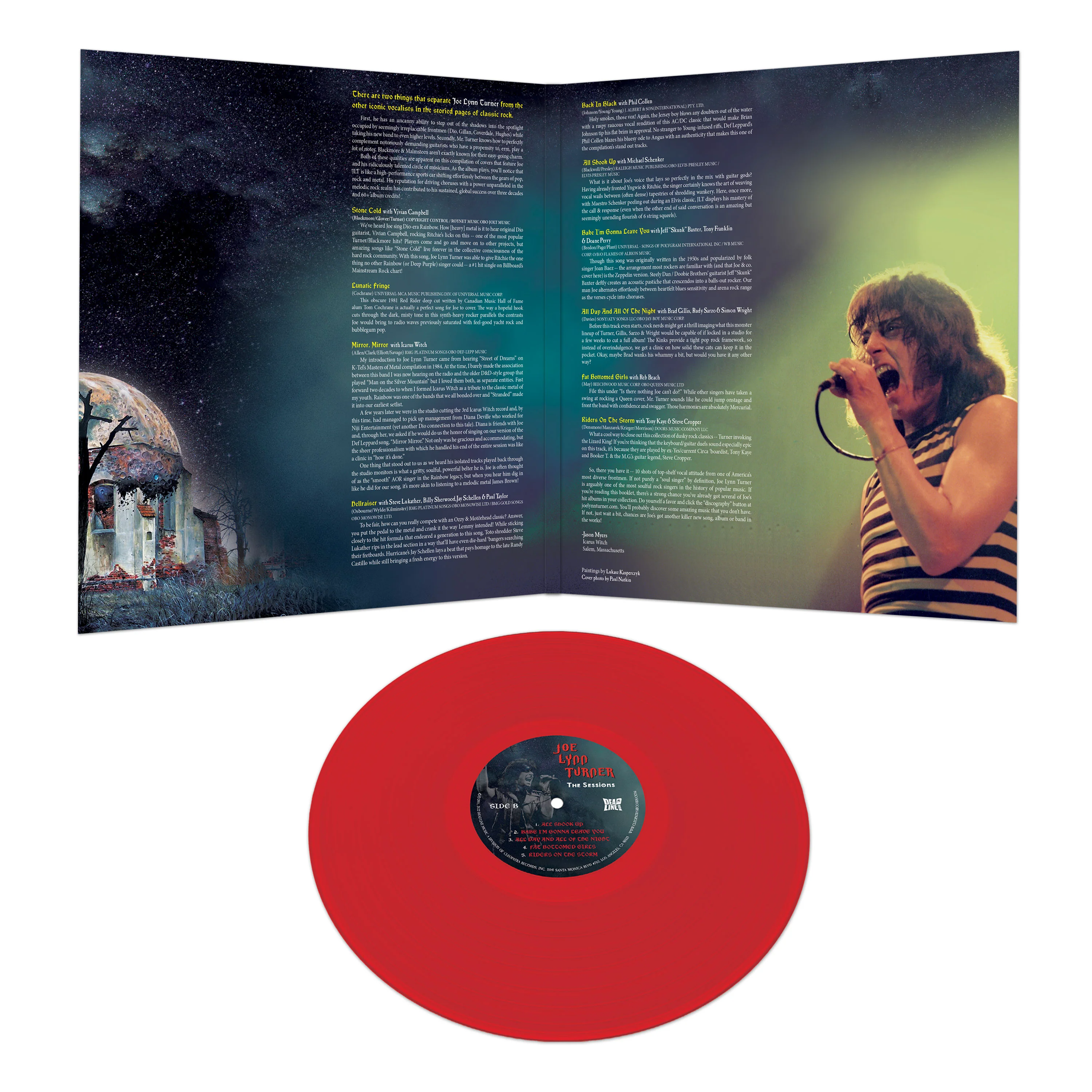 Joe Lynn Turner - The Sessions (Red Vinyl) - Image 3