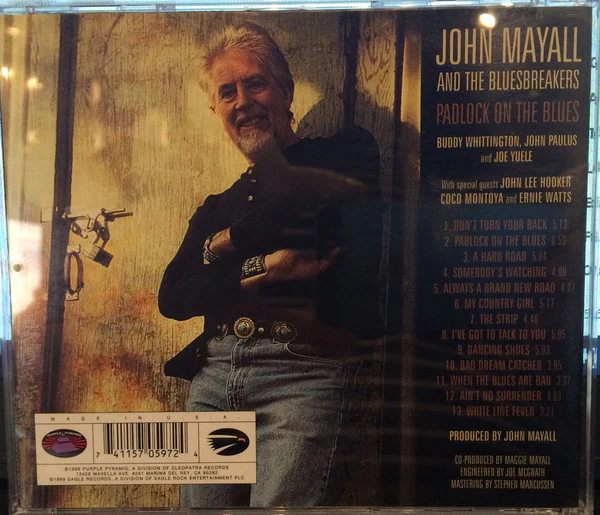 John Mayall & The Bluesbreakers - Padlock On The Blues (CD) - Image 2