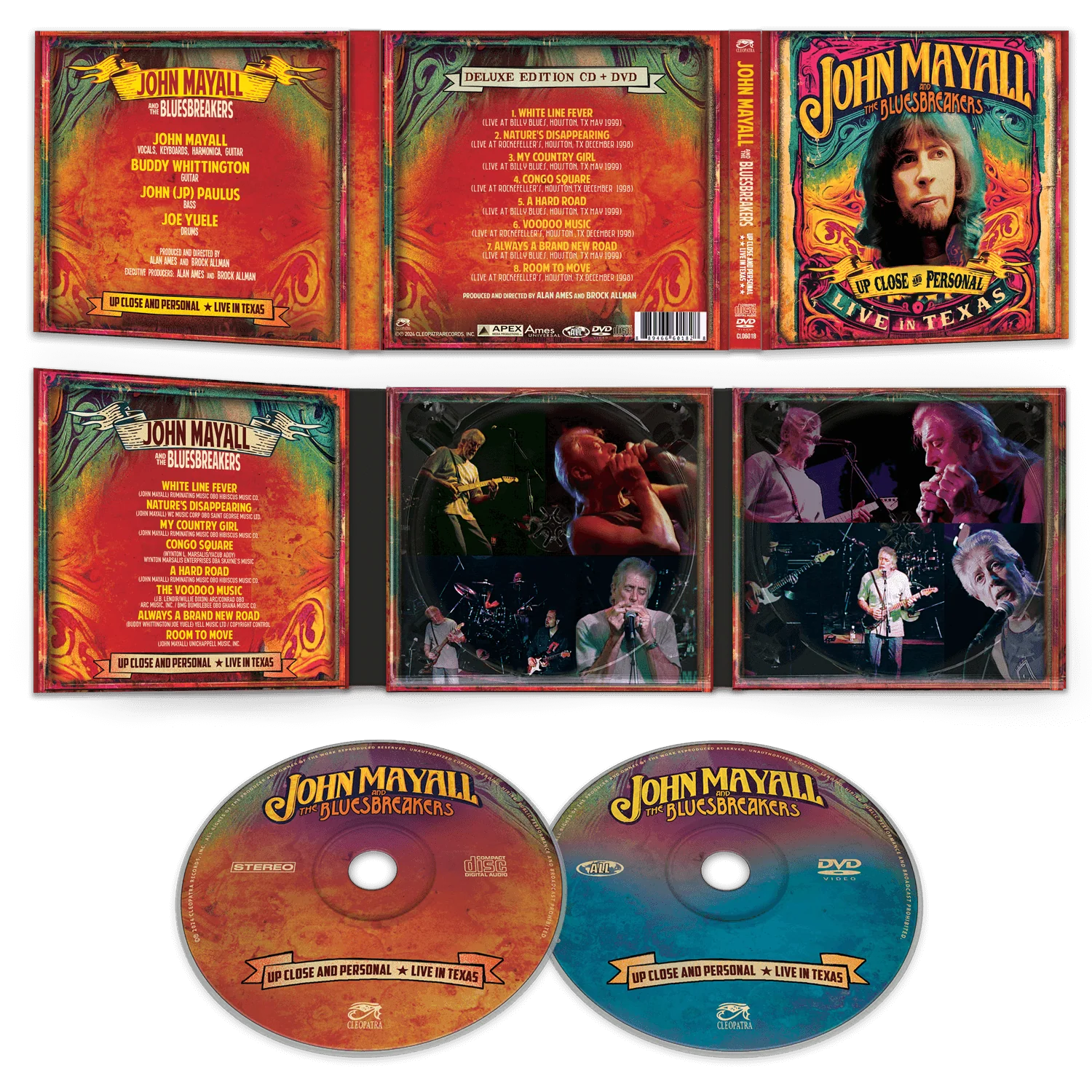 John Mayall & The Bluesbreakers - Up Close And Personal: Live In Texas (CD + DVD) - Image 2