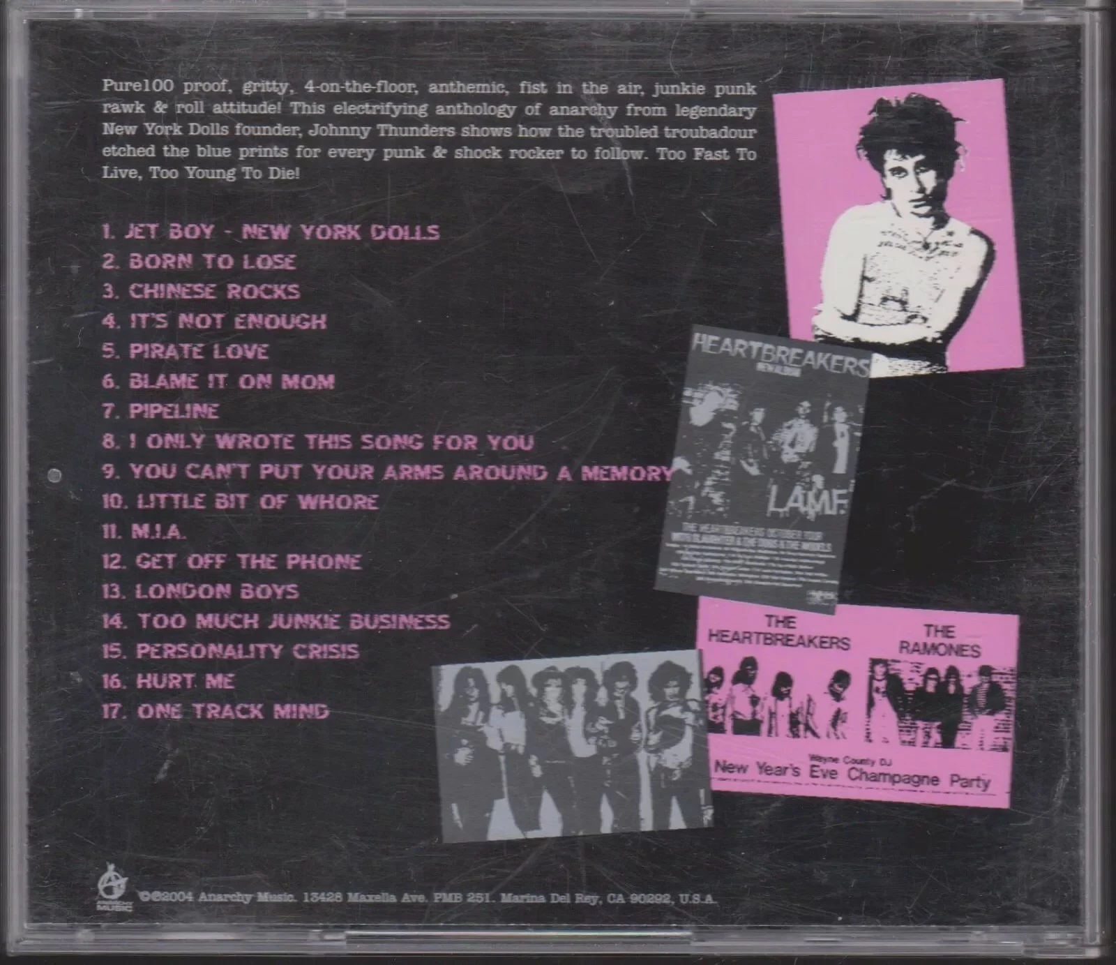 Johnny Thunders - Jet Boy - The Anthology (CD) - Image 2