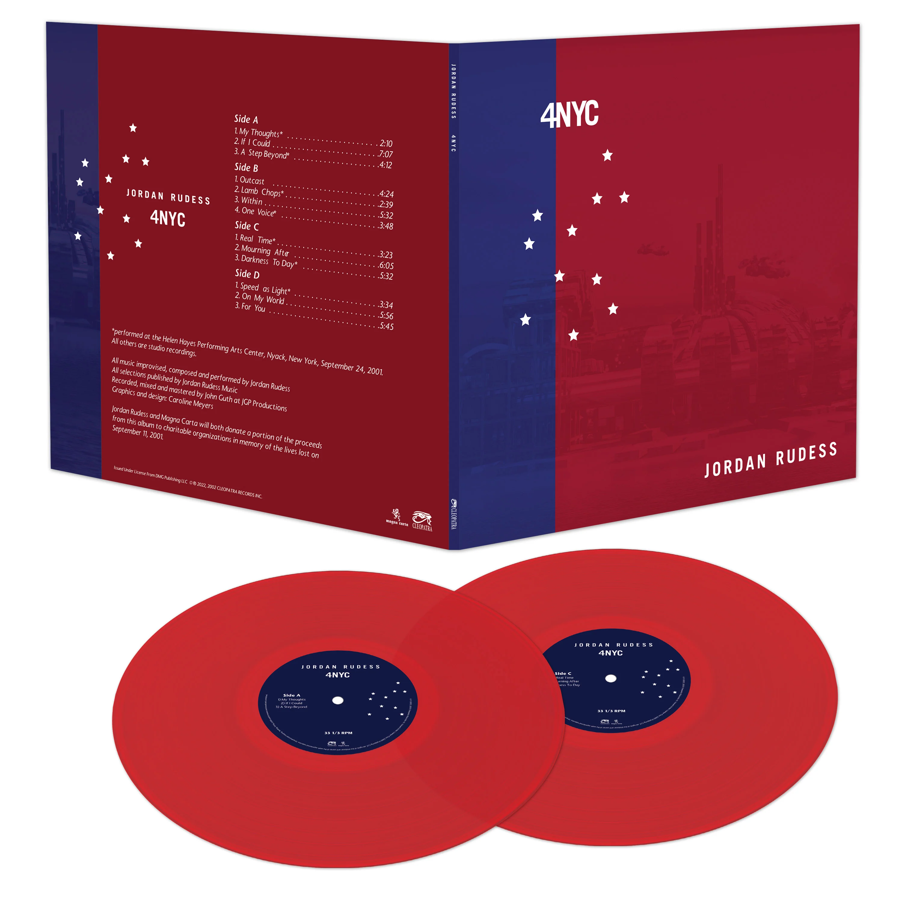 Jordan Rudess - 4NYC (Red Double Vinyl) - Image 3