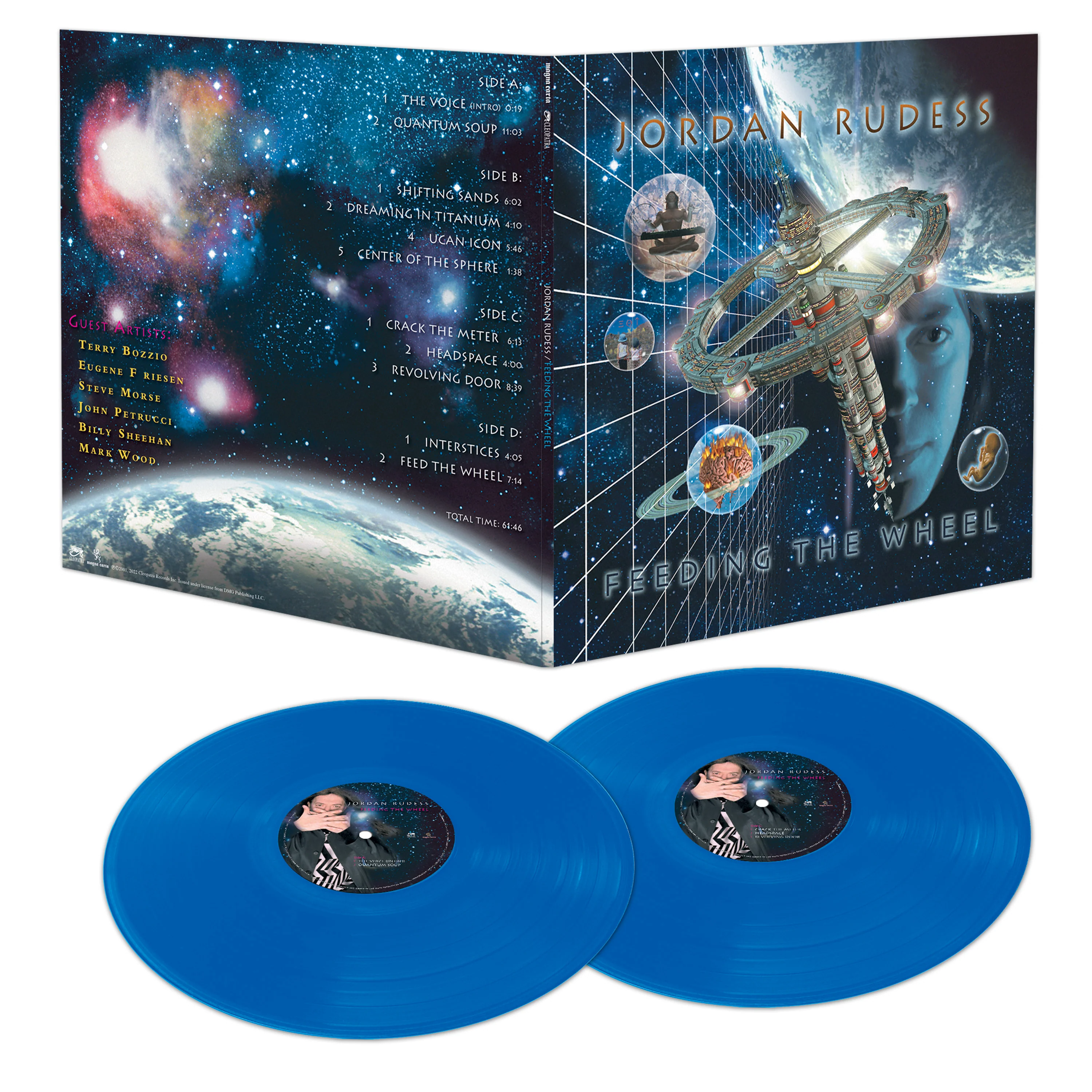 Jordan Rudess - Feeding the Wheel (Blue Double Vinyl) - Image 2