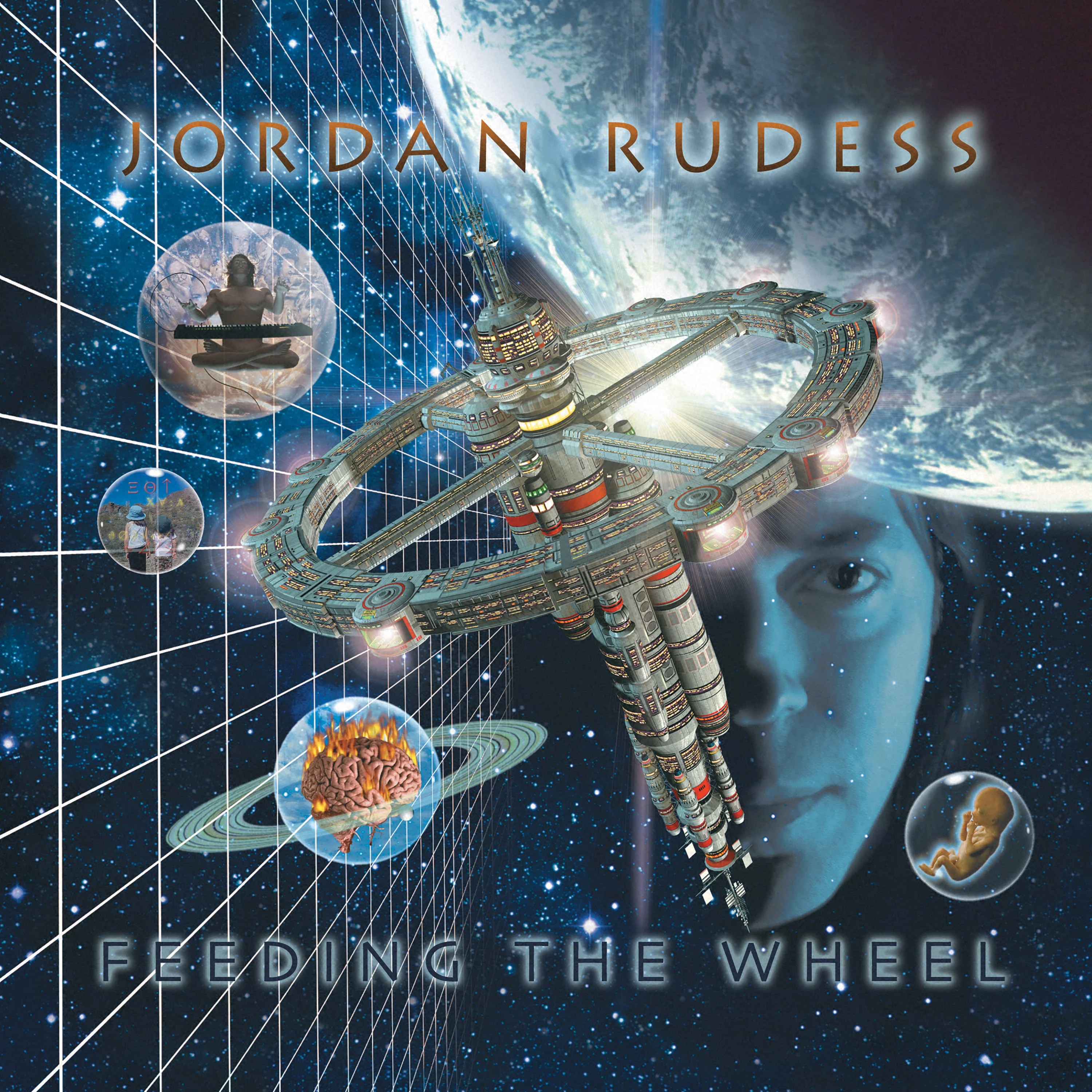 Jordan Rudess - Feeding the Wheel (Blue Double Vinyl) - Image 4