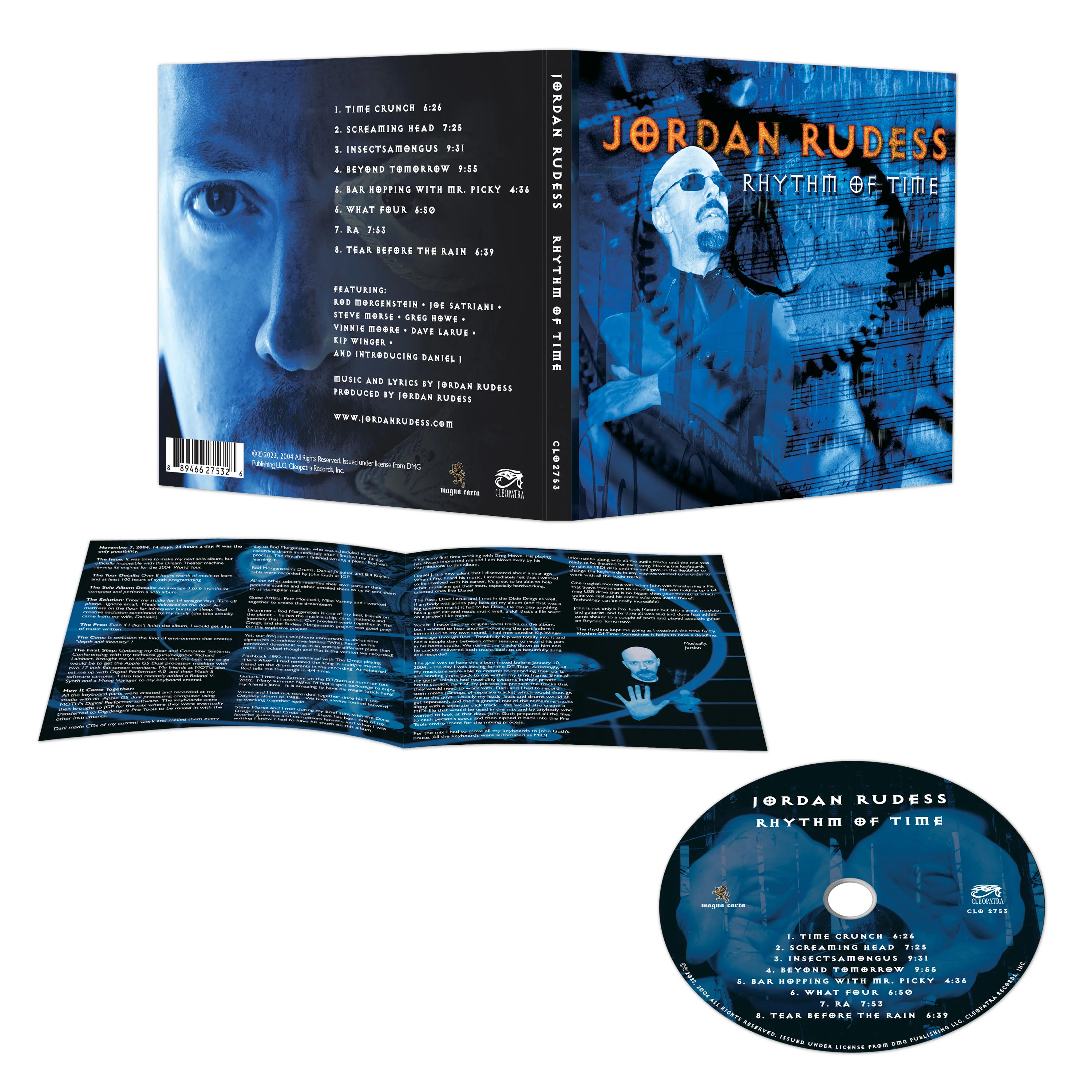 Jordan Rudess - Rhythm of Time (CD Digipak) - Image 2