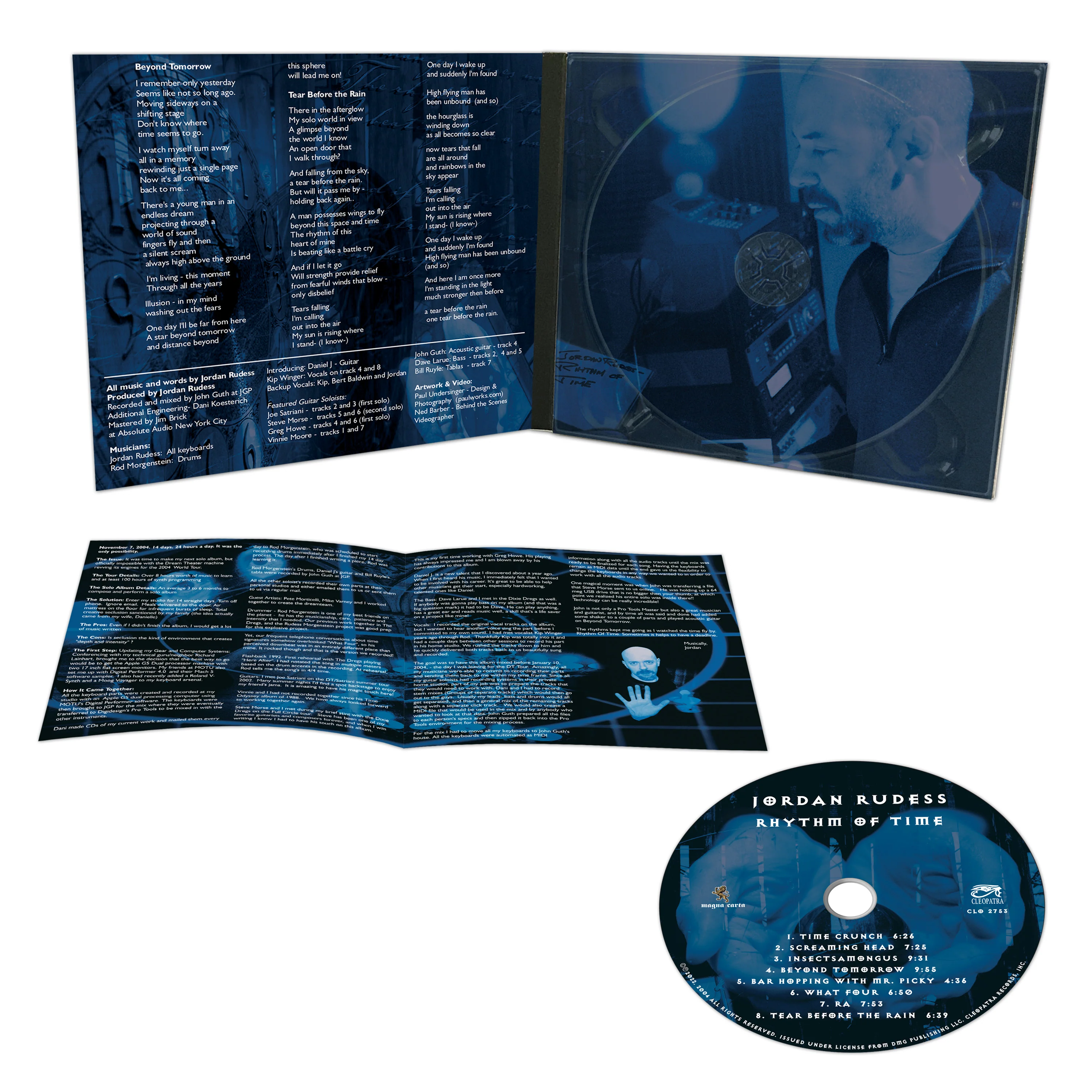 Jordan Rudess - Rhythm of Time (CD Digipak) - Image 3