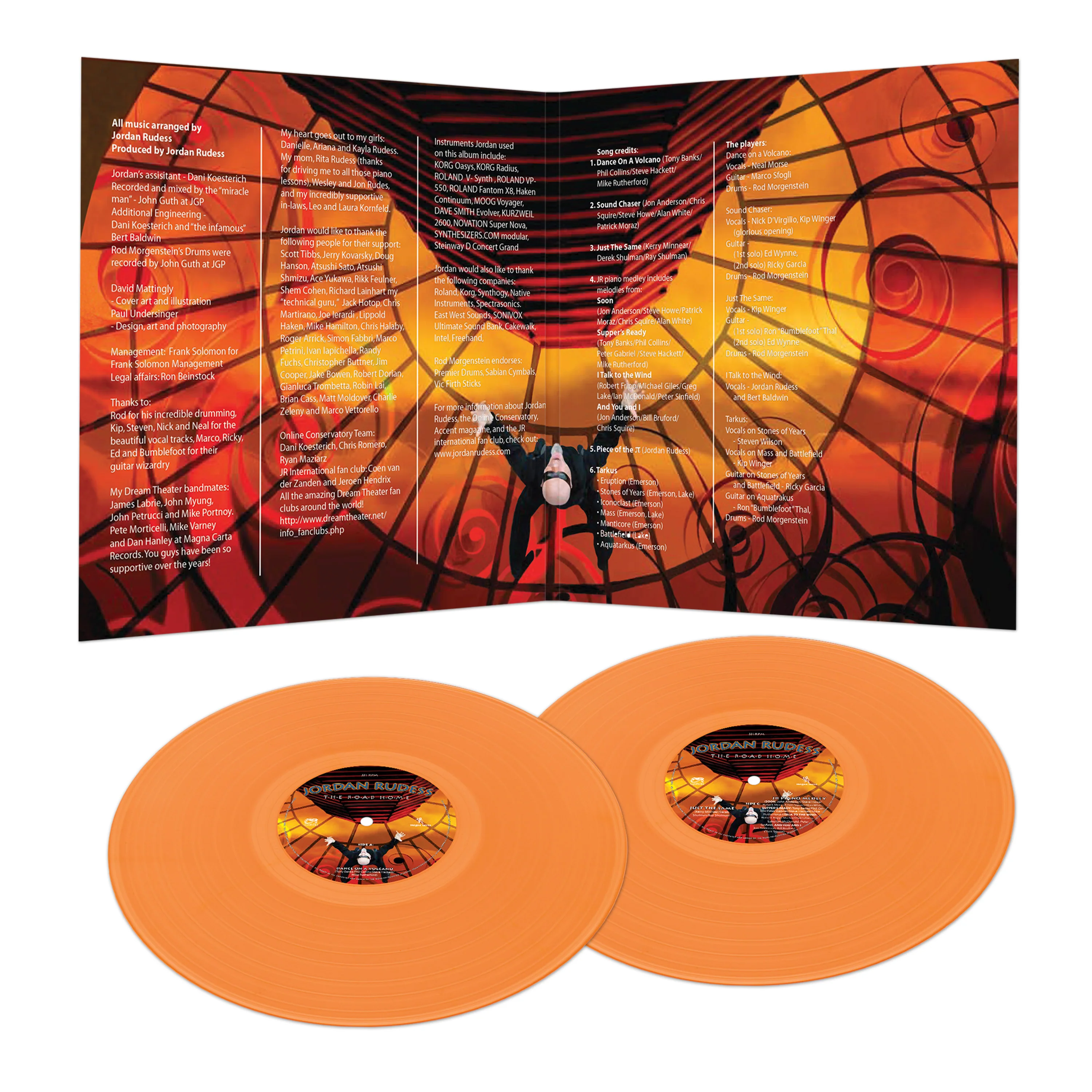 Jordan Rudess - The Road Home (Orange Double Vinyl) - Image 3
