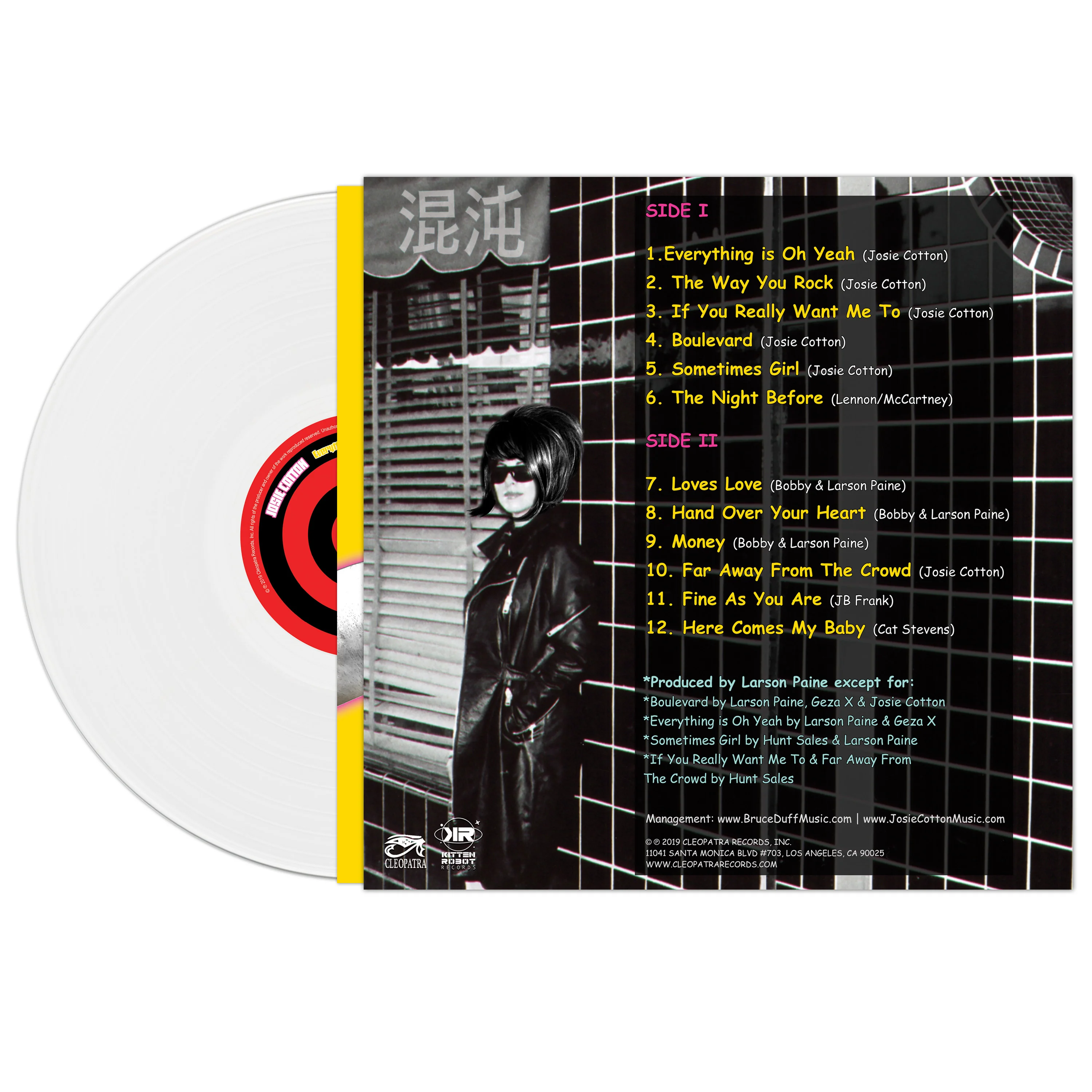 Josie Cotton - Everything Is Oh Yeah (White Vinyl) - Image 2