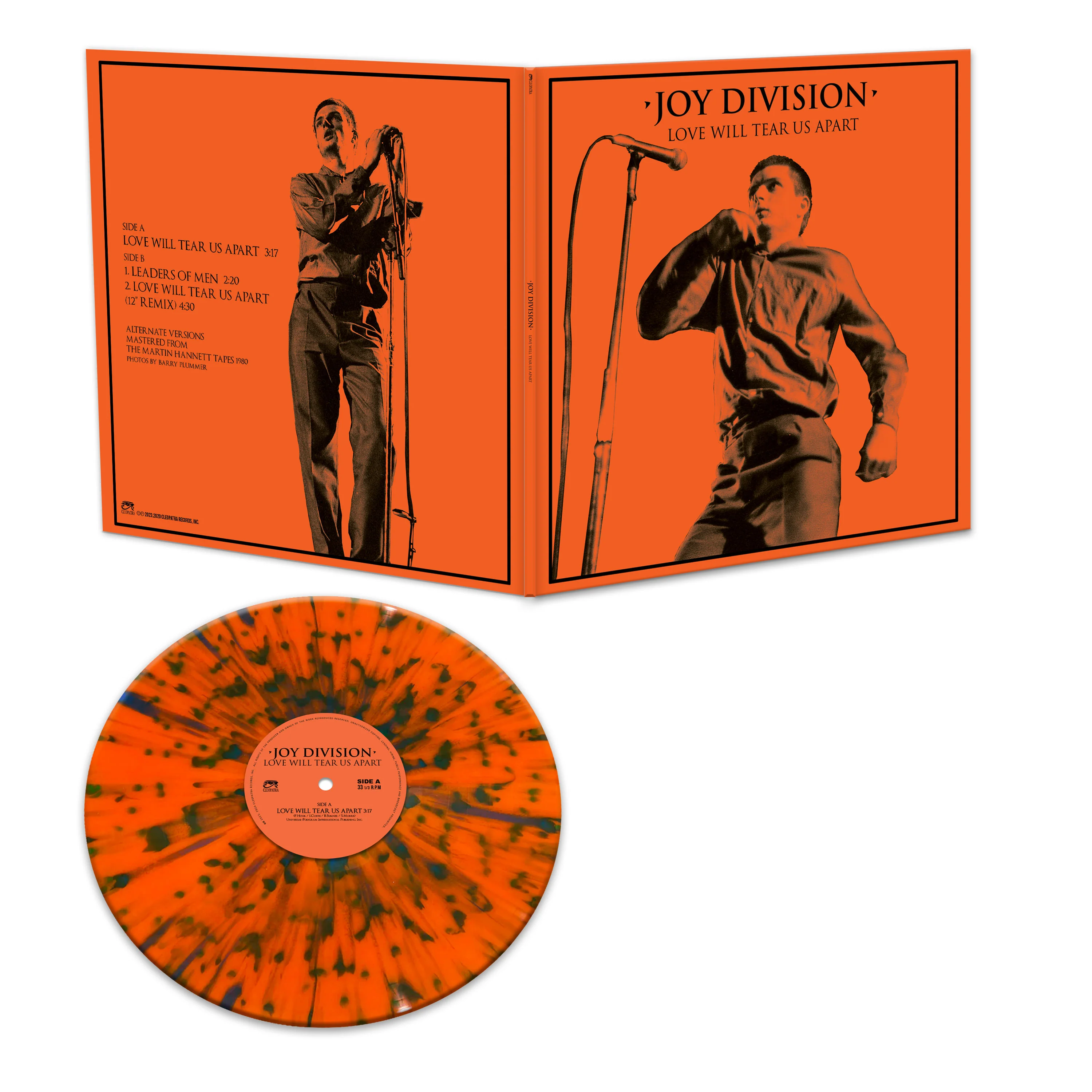 Joy Division - Love Will Tear Us Apart (Orange-Black Splatter Vinyl) - Image 2