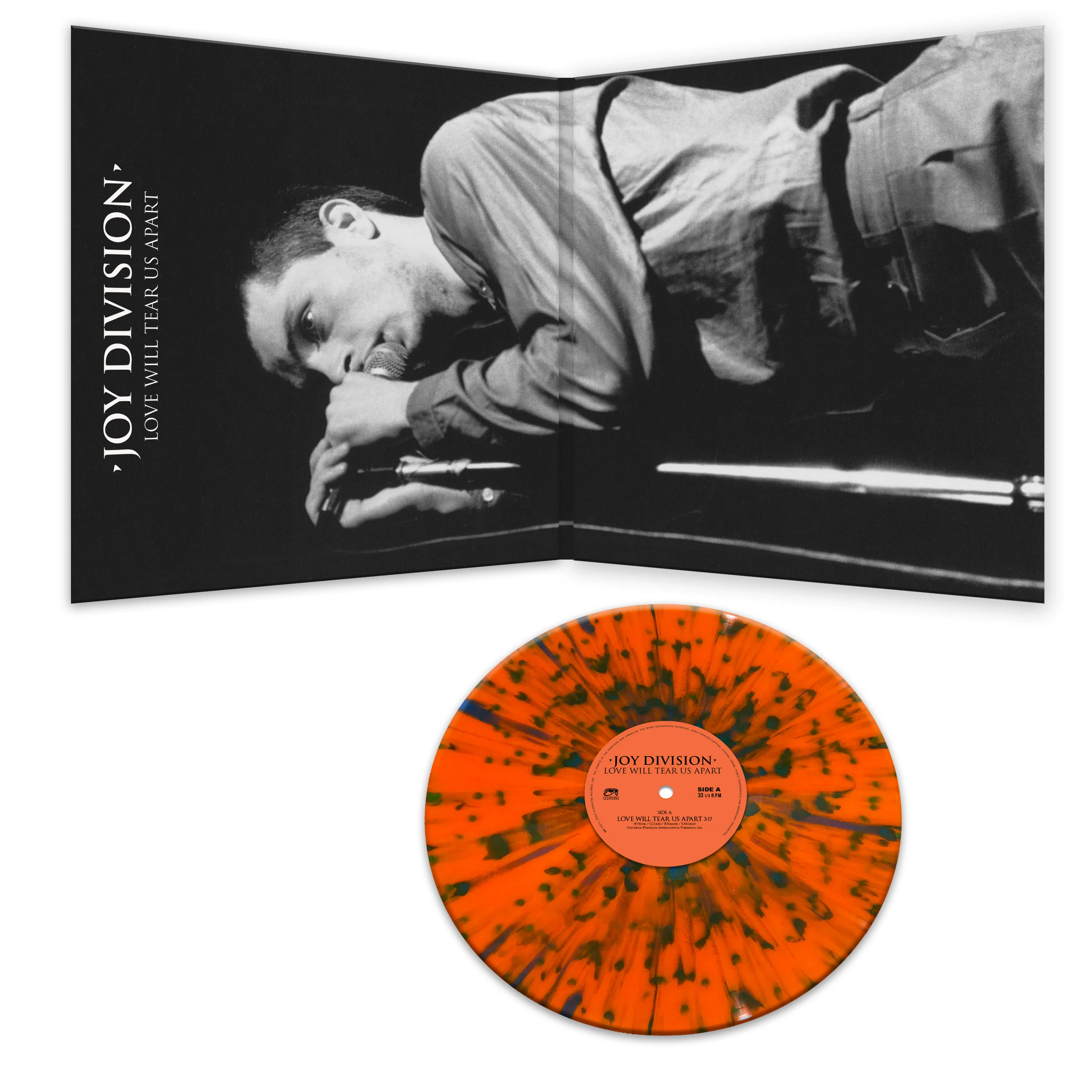 Joy Division - Love Will Tear Us Apart (Orange-Black Splatter Vinyl) - Image 3