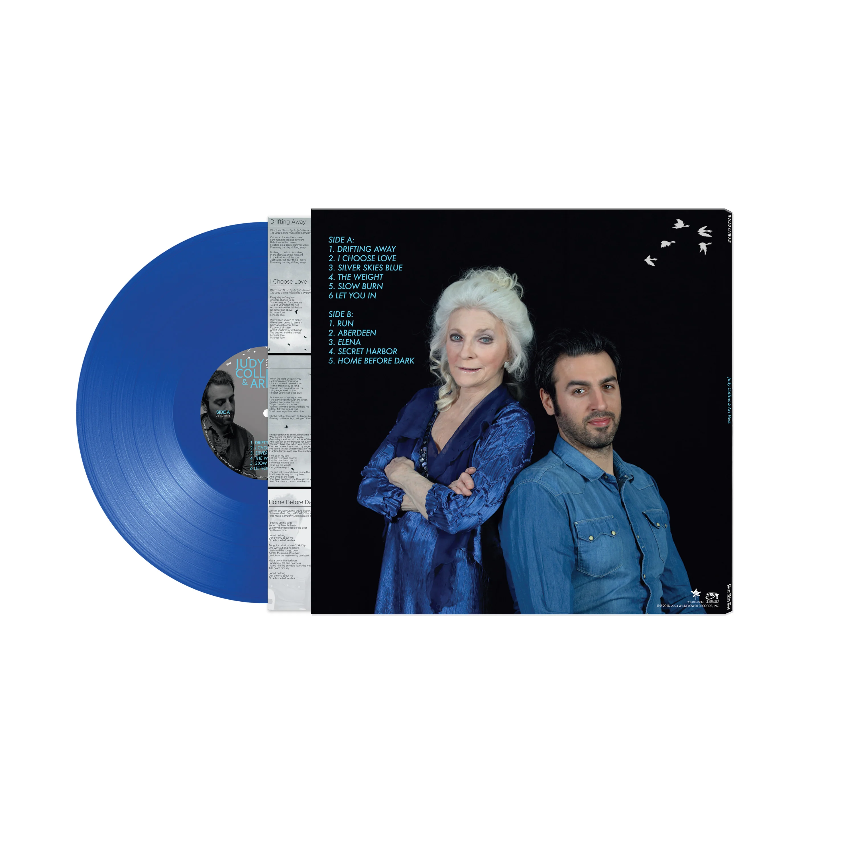 Judy Collins & Ari Hest - Silver Skies Blue (Blue Vinyl) - Image 2