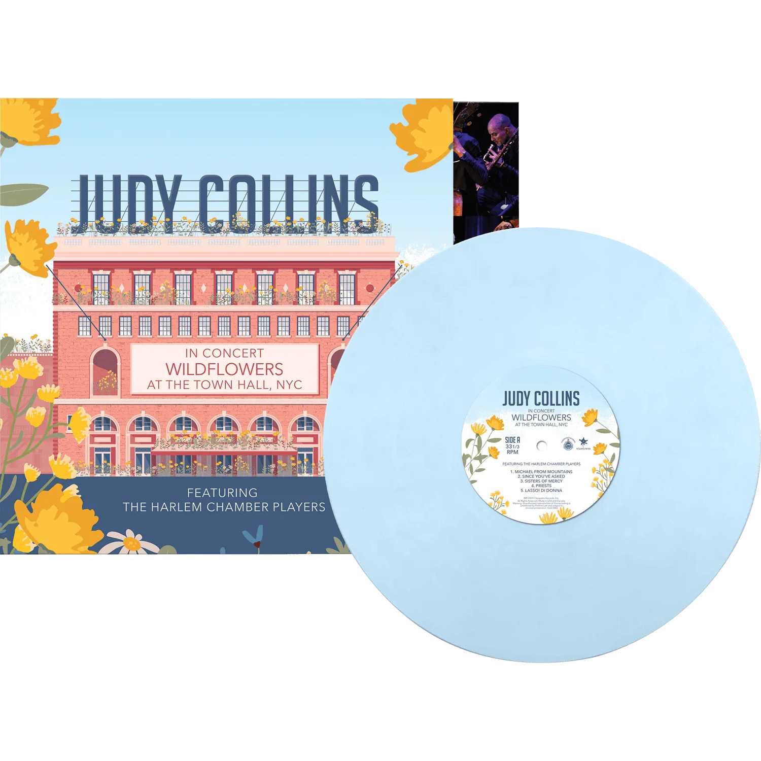 Judy Collins - In Concert Wildflowers At The Town Hall NYC (Blue Vinyl) - Image 2