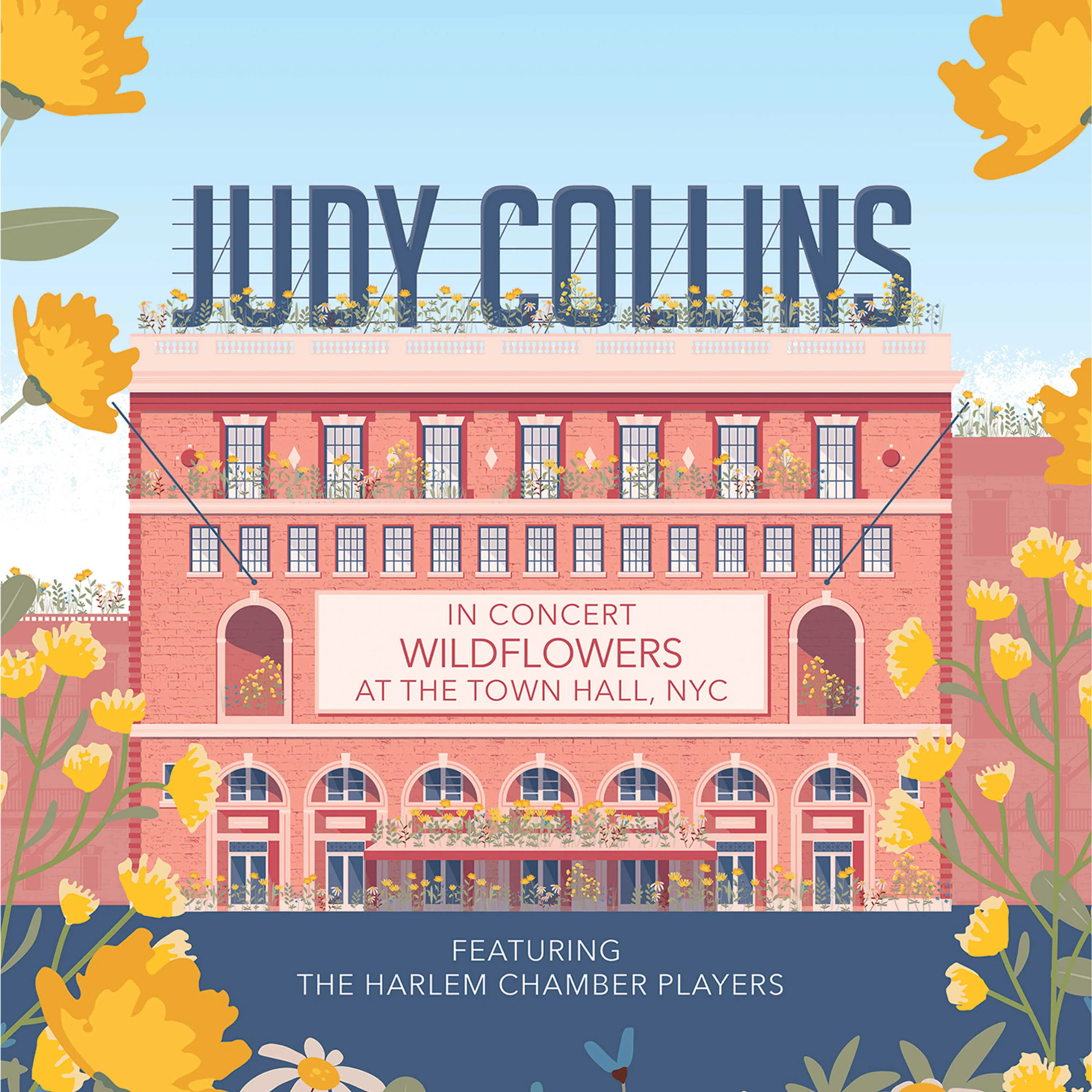Judy Collins - In Concert Wildflowers At The Town Hall NYC (Blue Vinyl) - Image 3