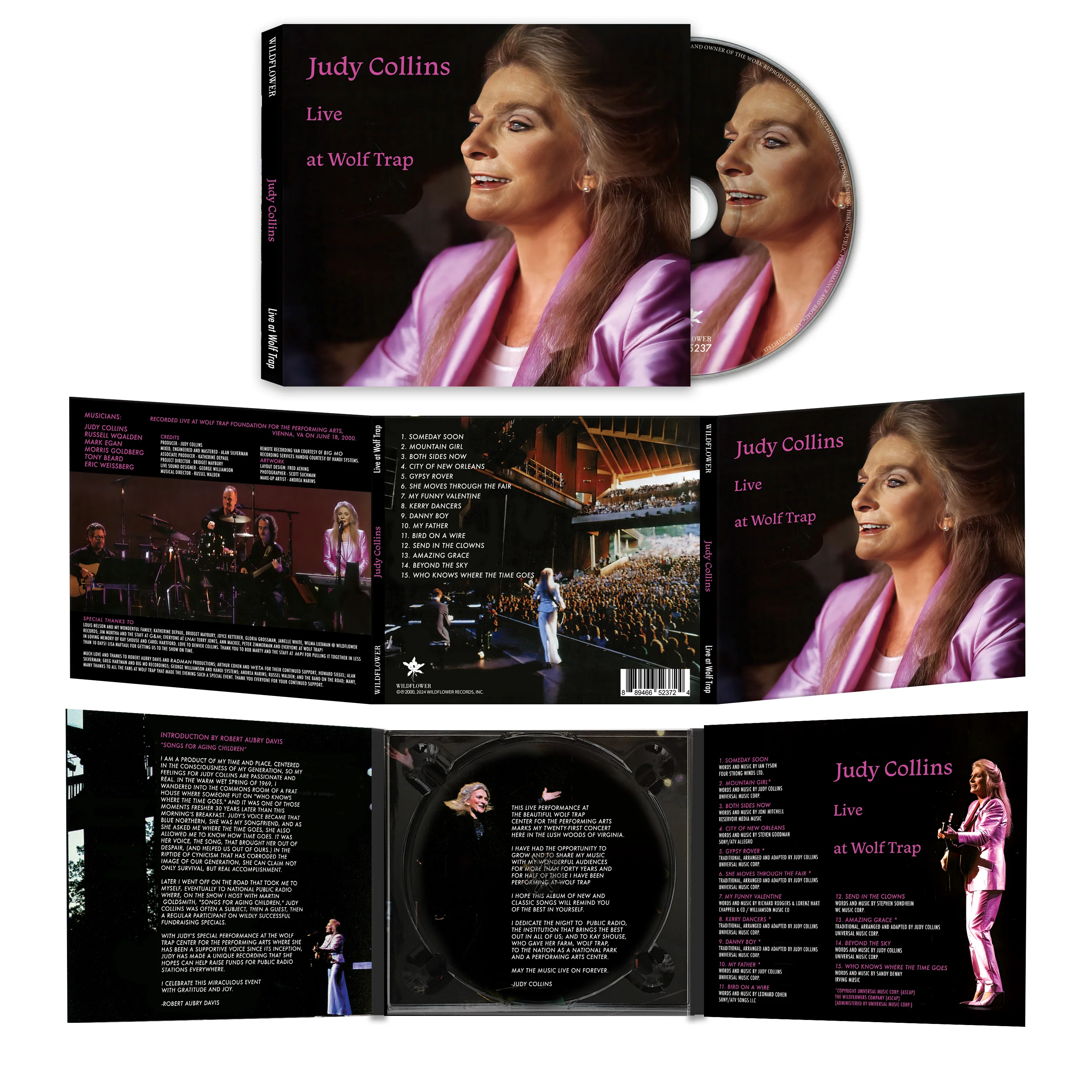 Judy Collins - Live At Wolf Trap (CD Digipak) - Image 2