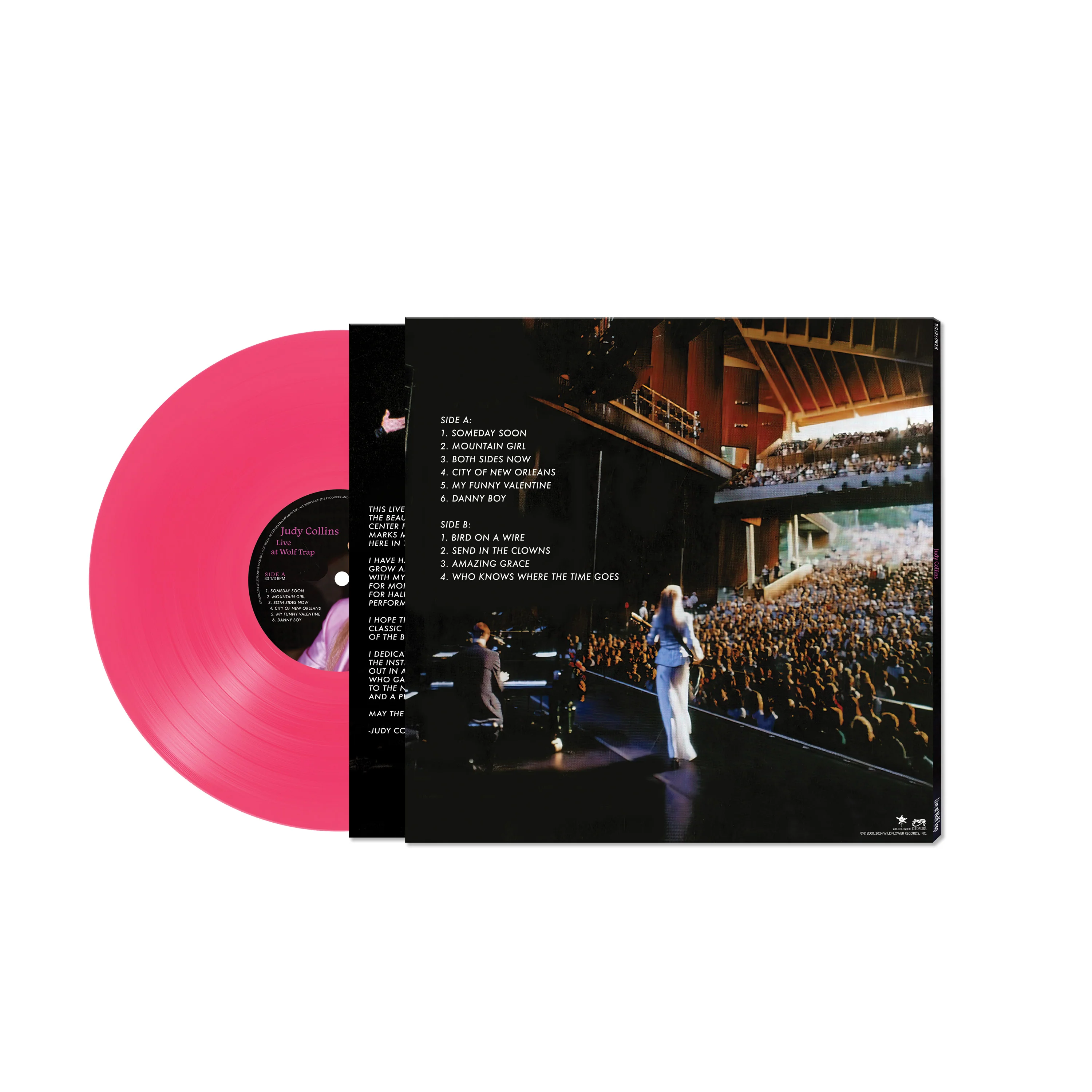 Judy Collins - Live At Wolf Trap (Pink Vinyl) - Image 2