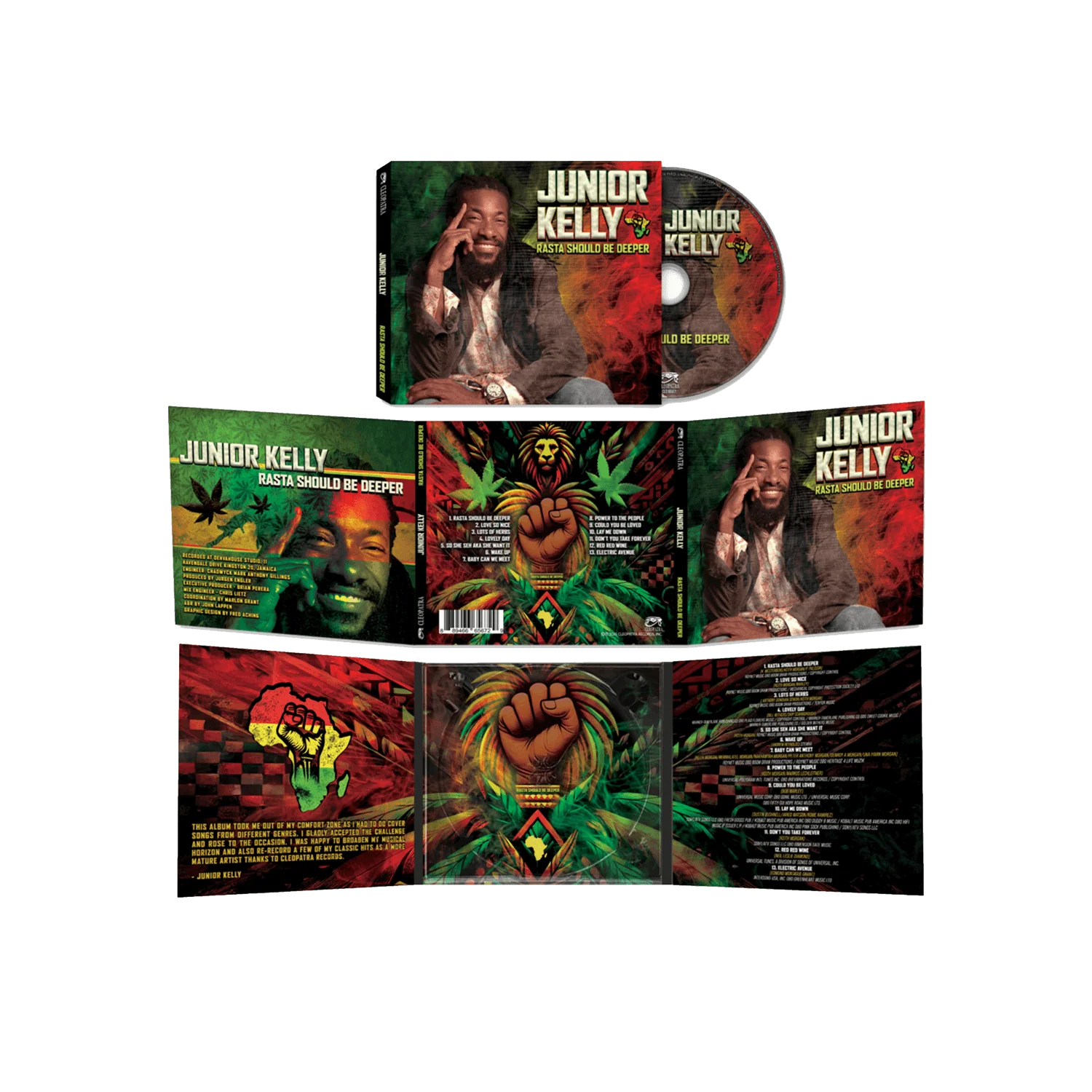Junior Kelly - Rasta Should Be Deeper (CD) - Image 2