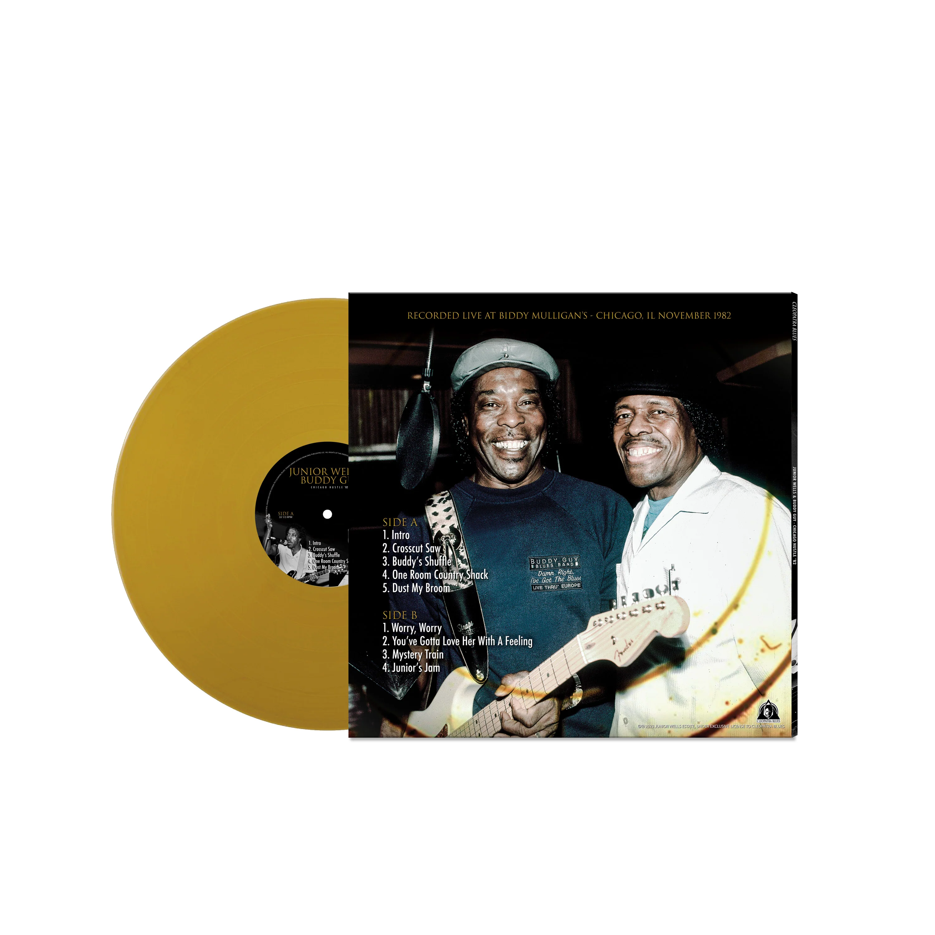 Junior Wells & Buddy Guy - Chicago Hustle '82 (Gold Vinyl) - Image 2