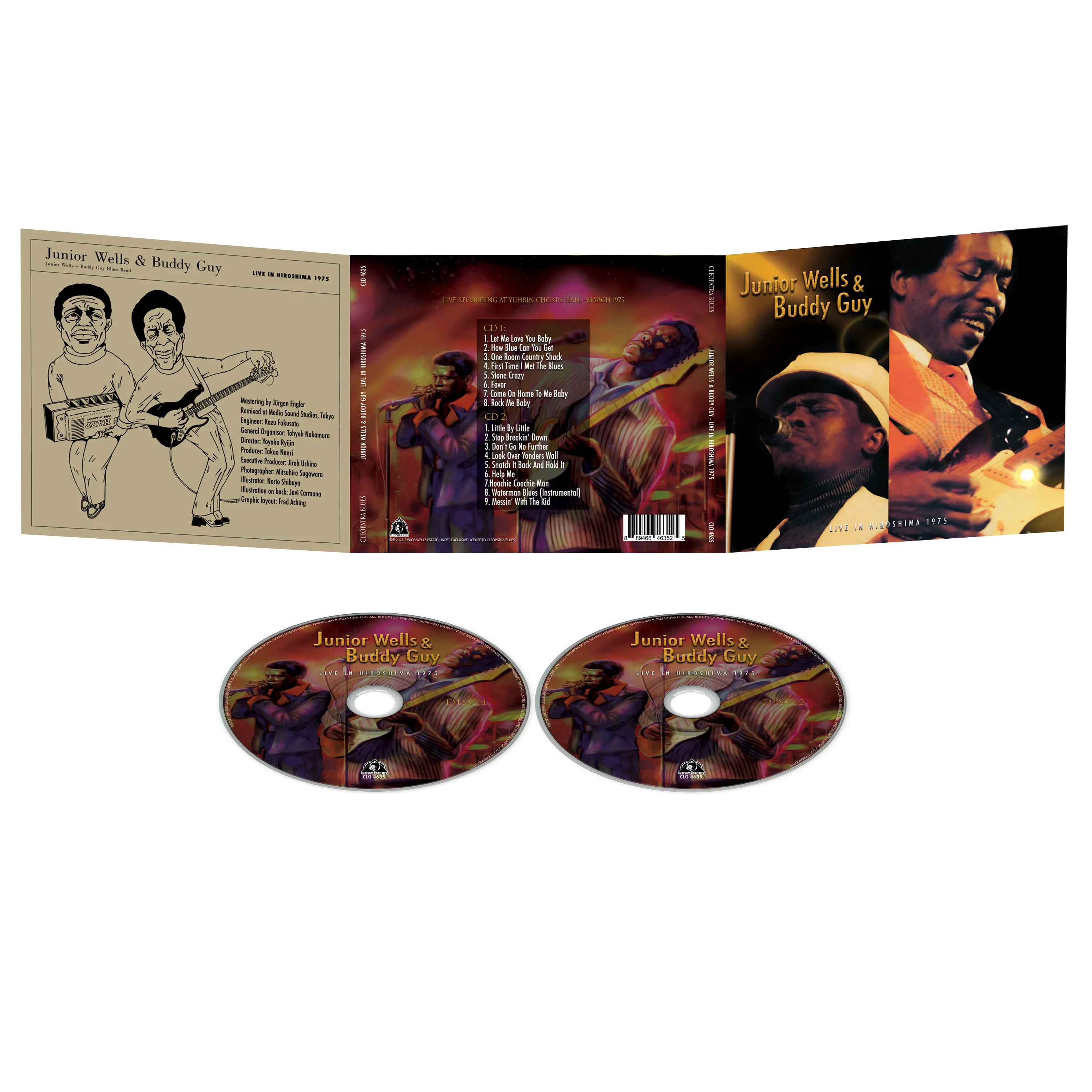Junior Wells & Buddy Guy - Live In Hiroshima 1975 (2 CD) - Image 2