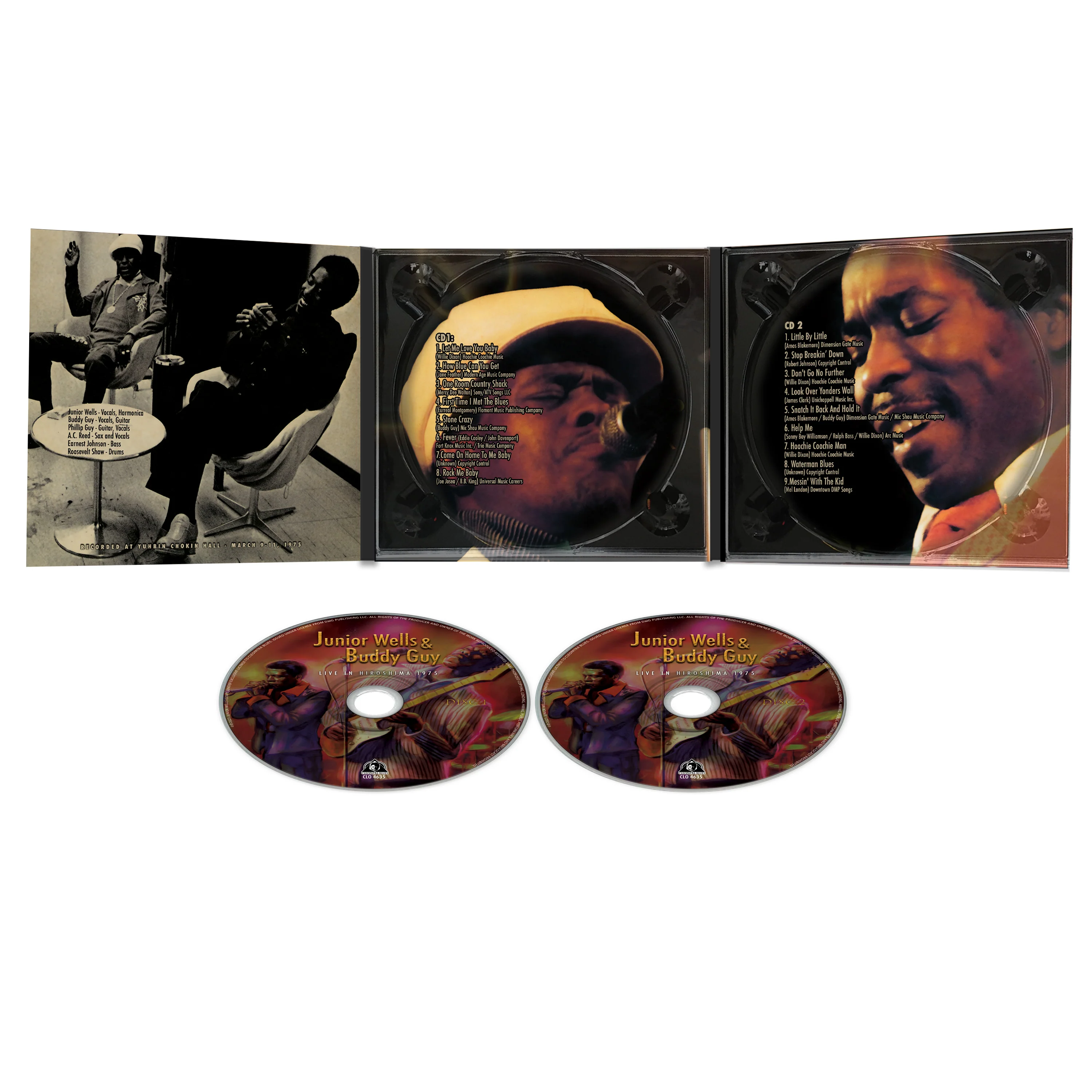 Junior Wells & Buddy Guy - Live In Hiroshima 1975 (2 CD) - Image 3