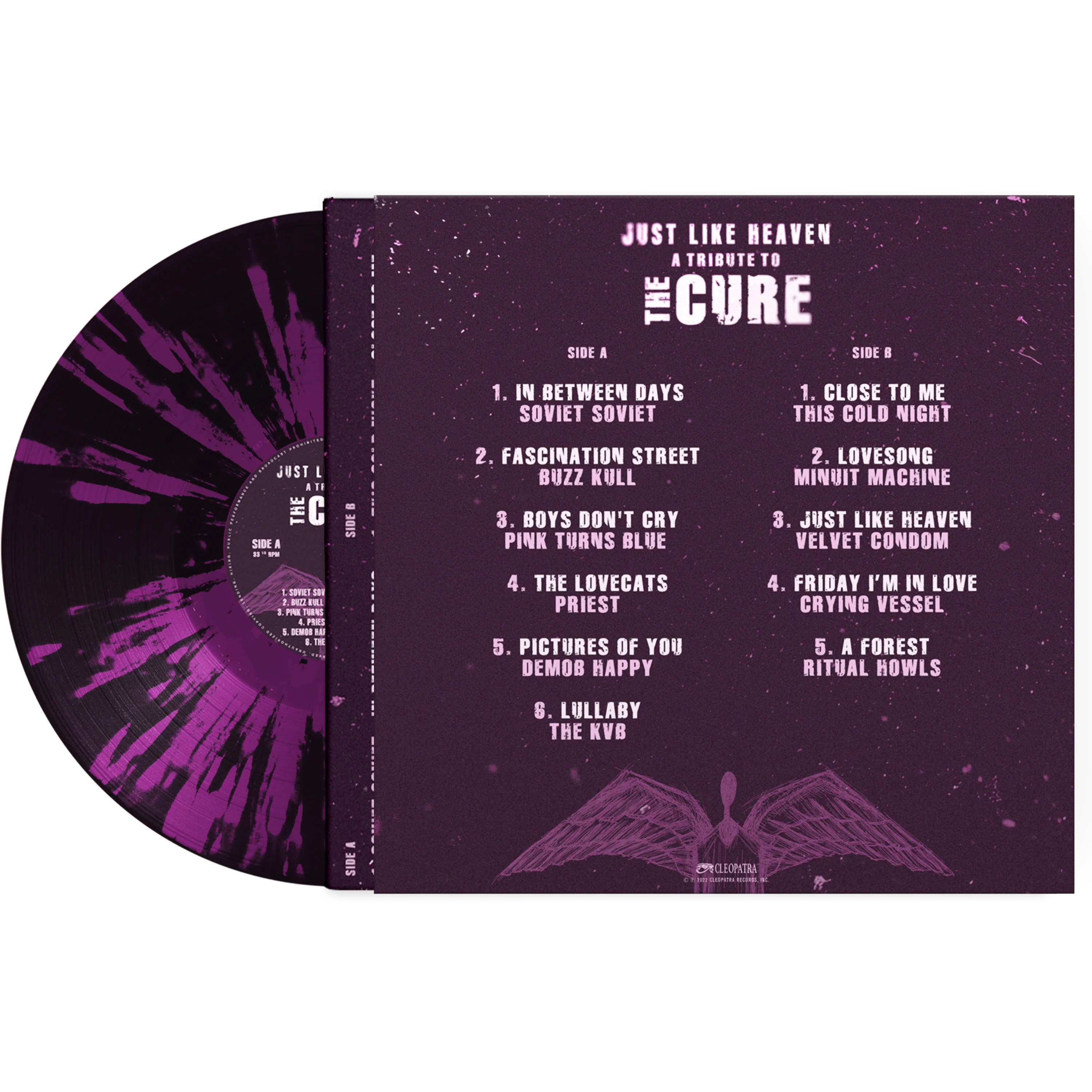 Just Like Heaven - A Tribute To The Cure (Purple-Black Splatter Vinyl) - Image 2