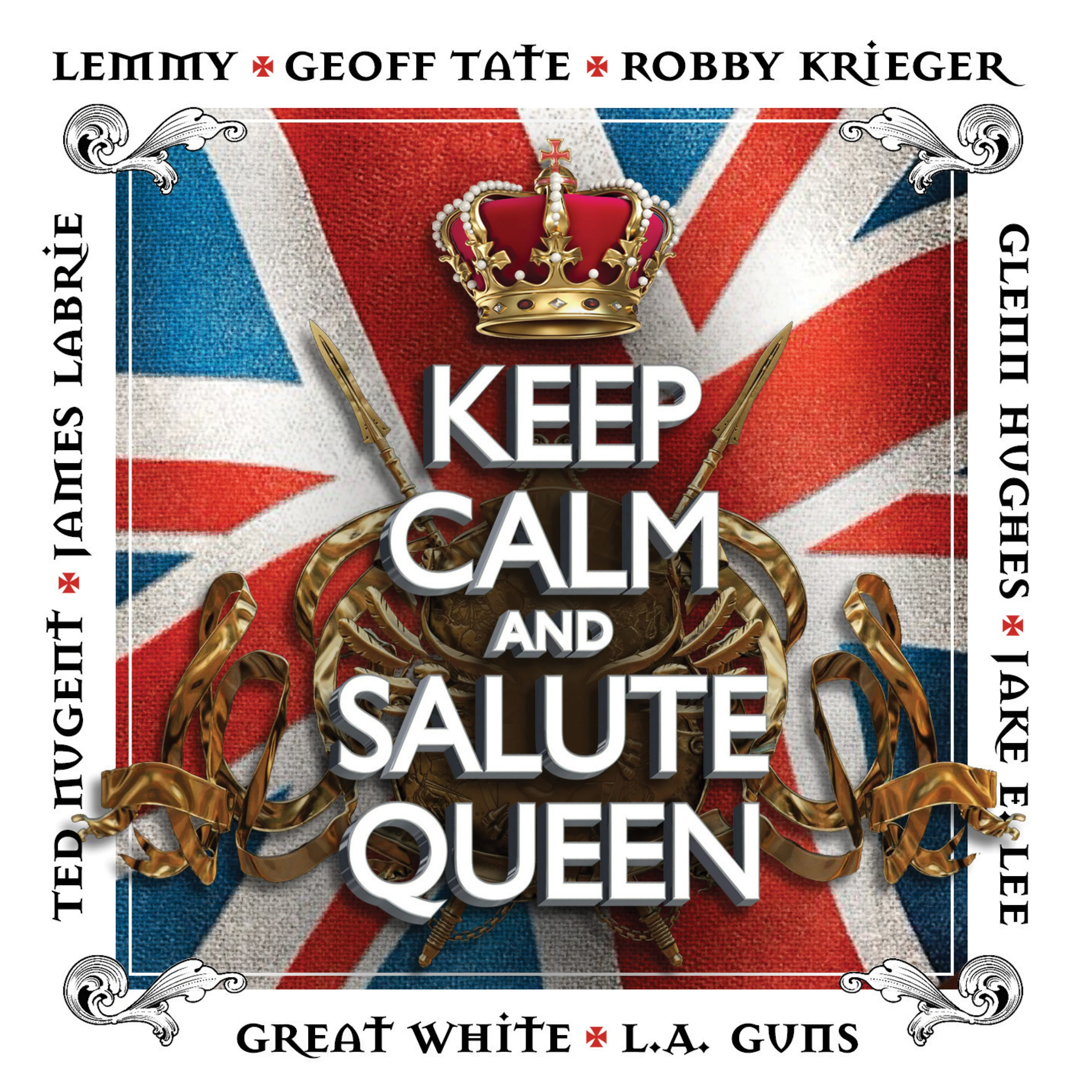 Keep Calm And Salute Queen (Red-White Double Vinyl) - Image 4