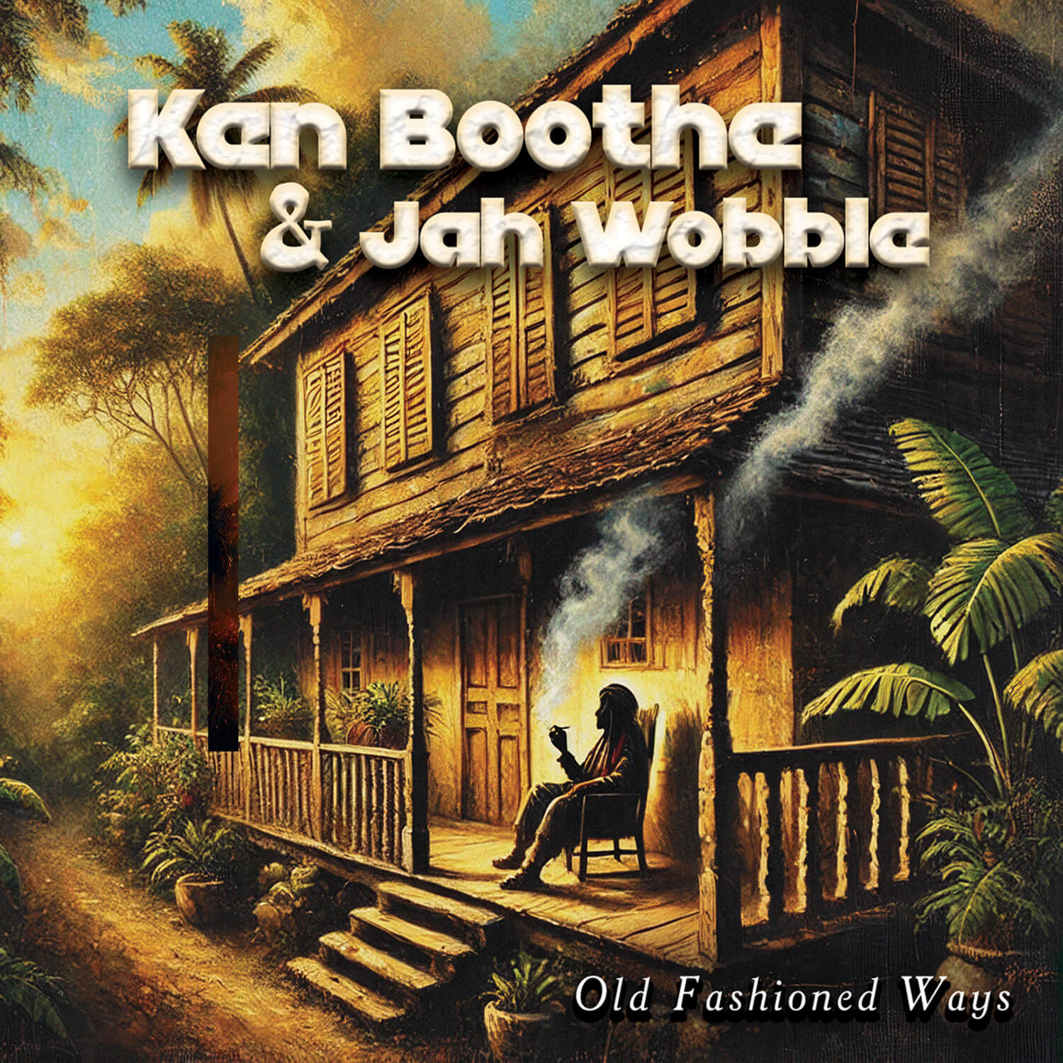 Ken Boothe & Jah Wobble - Old Fashioned Ways (Green Marble Vinyl LP) - Image 3