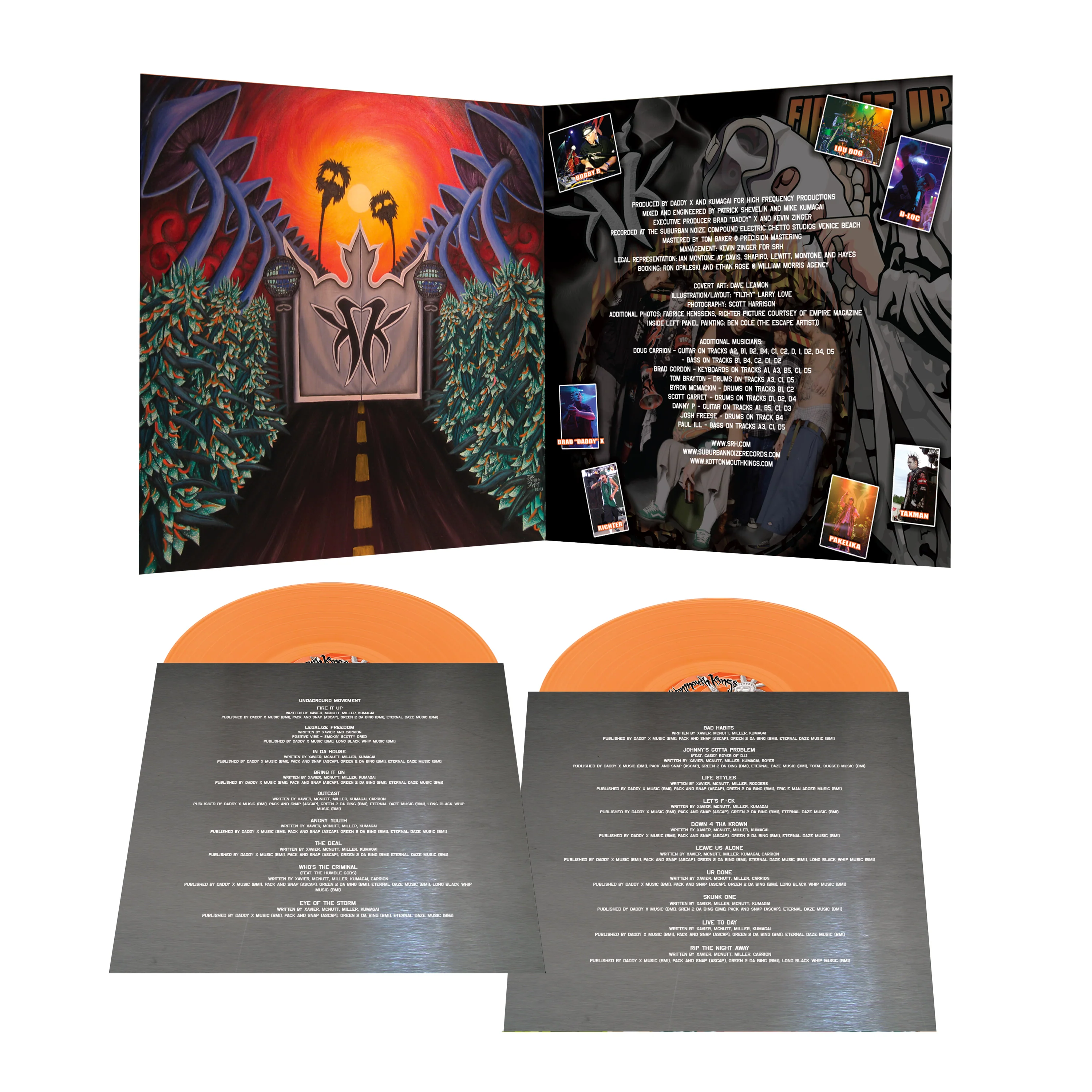 Kottonmouth Kings - Fire It Up (Orange Double Vinyl) - Image 3