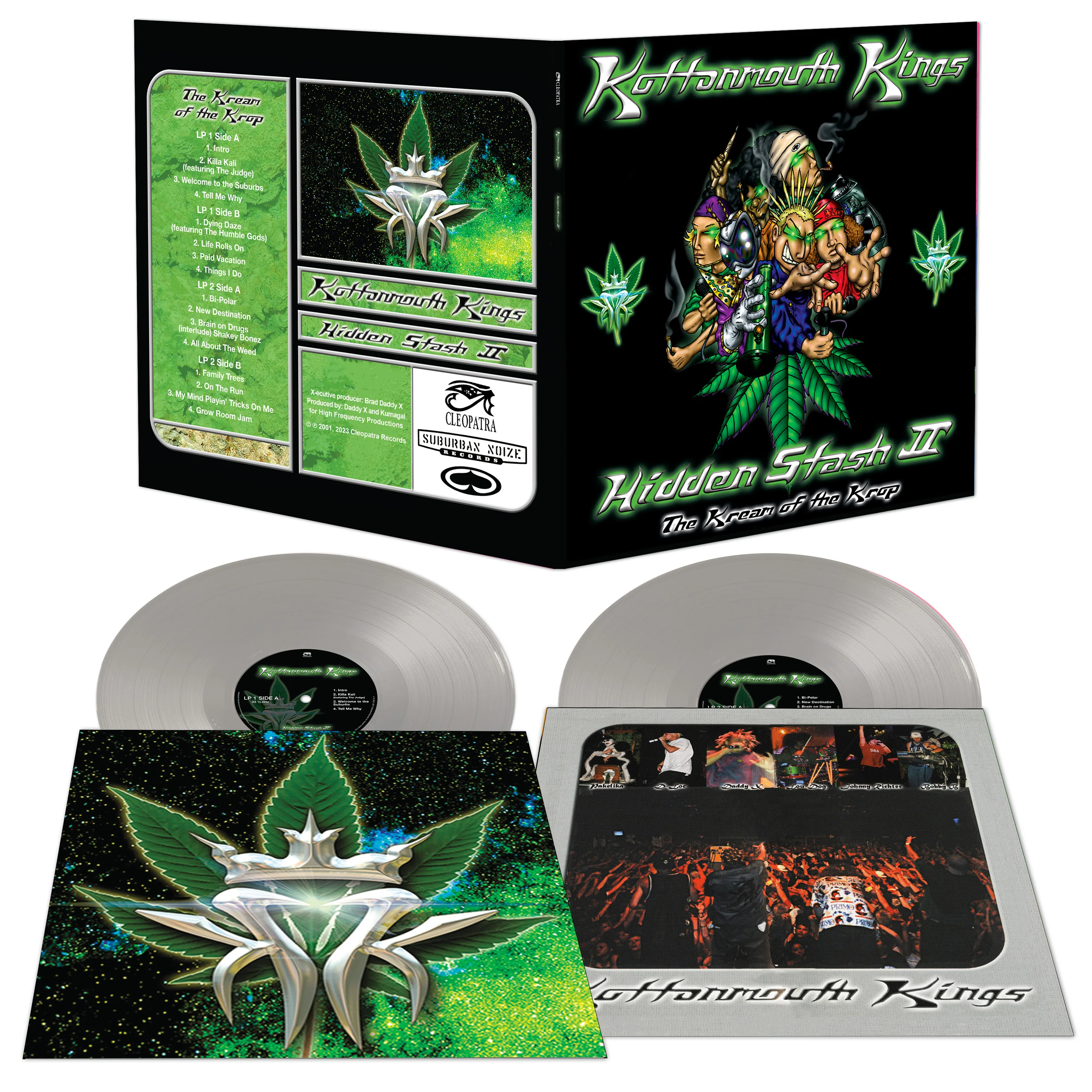 Kottonmouth Kings - Hidden Stash II - The Kream Of The Krop (Silver Double Vinyl) - Image 2