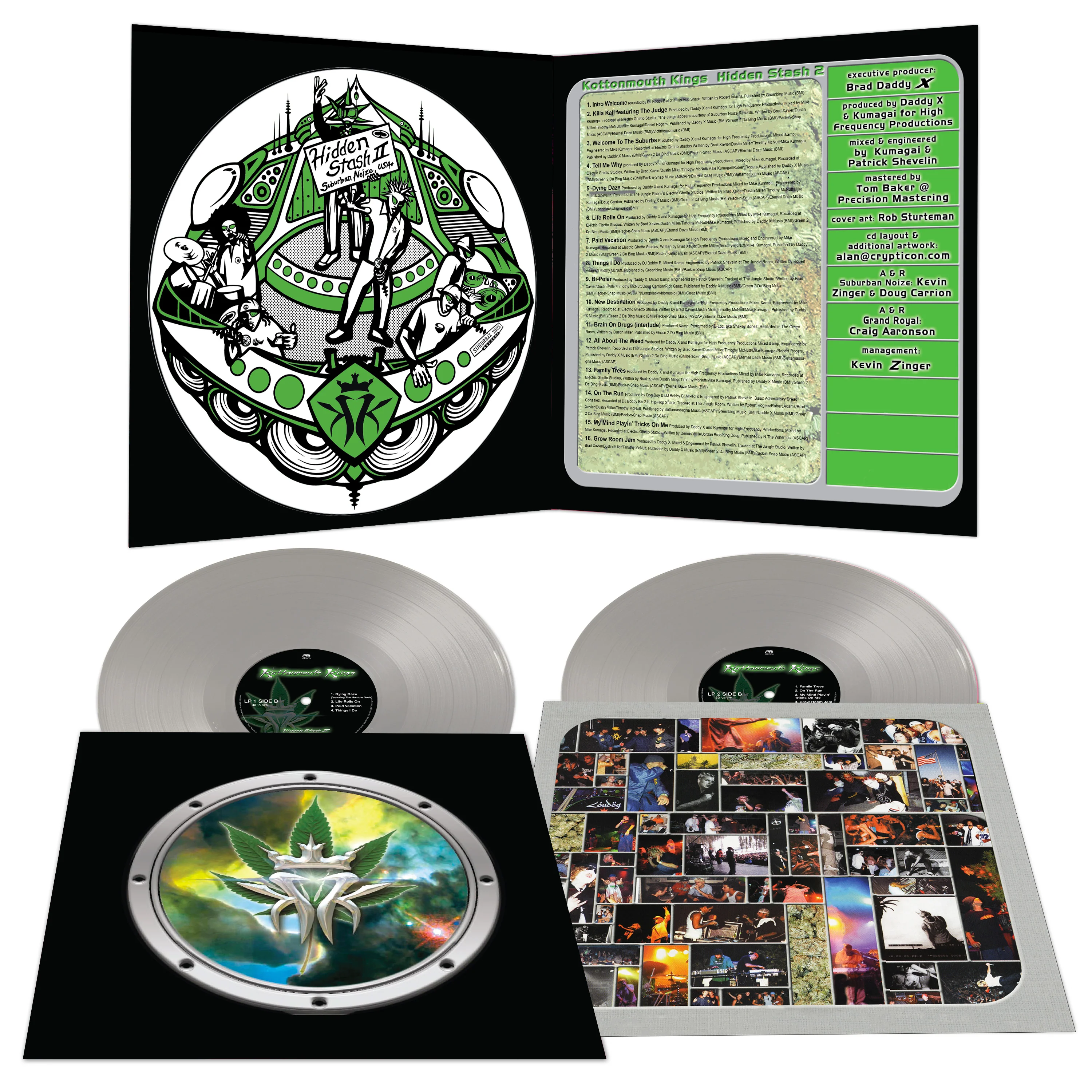 Kottonmouth Kings - Hidden Stash II - The Kream Of The Krop (Silver Double Vinyl) - Image 3