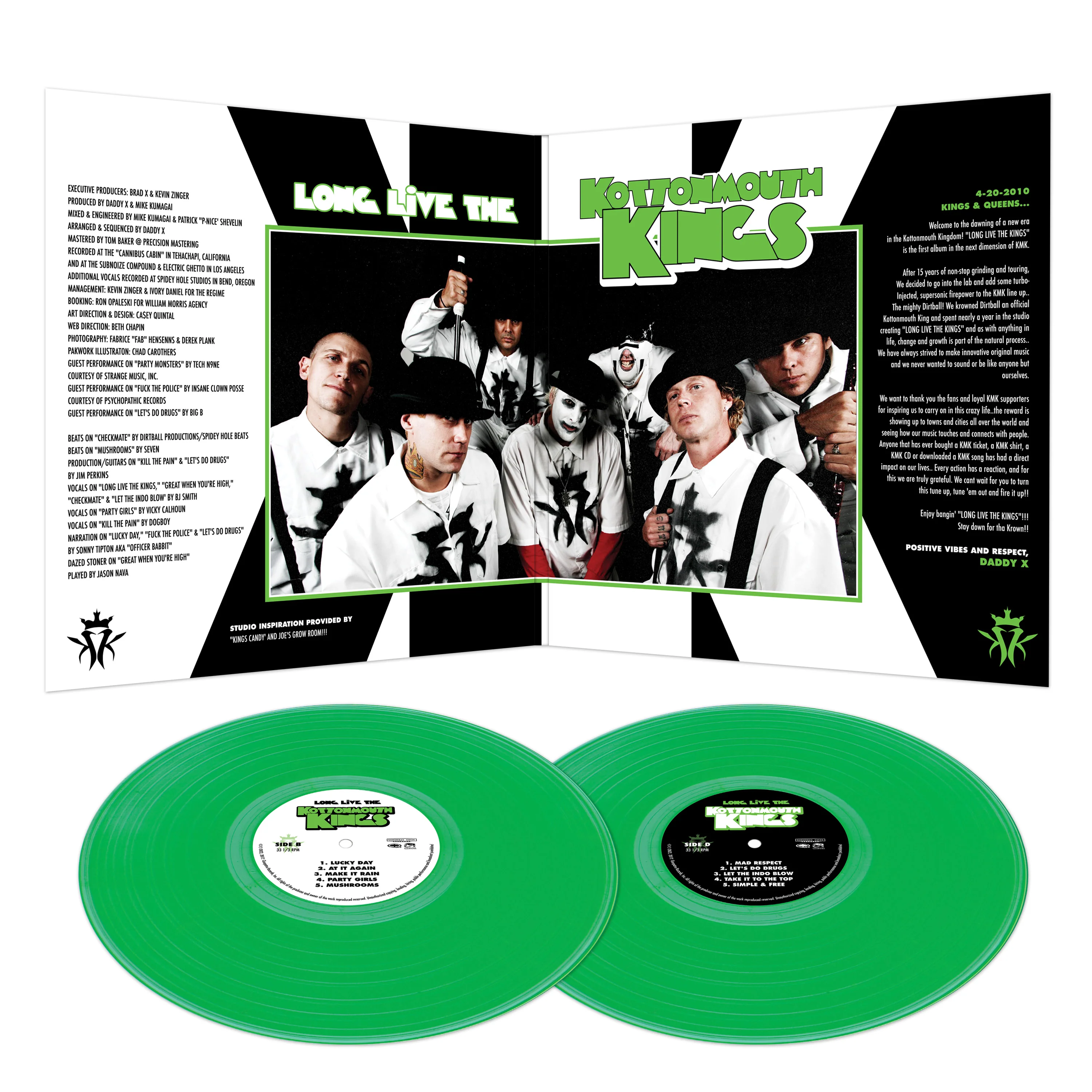 Kottonmouth Kings - Long Live the Kings (Limited Edition Green Double Vinyl) - Image 3