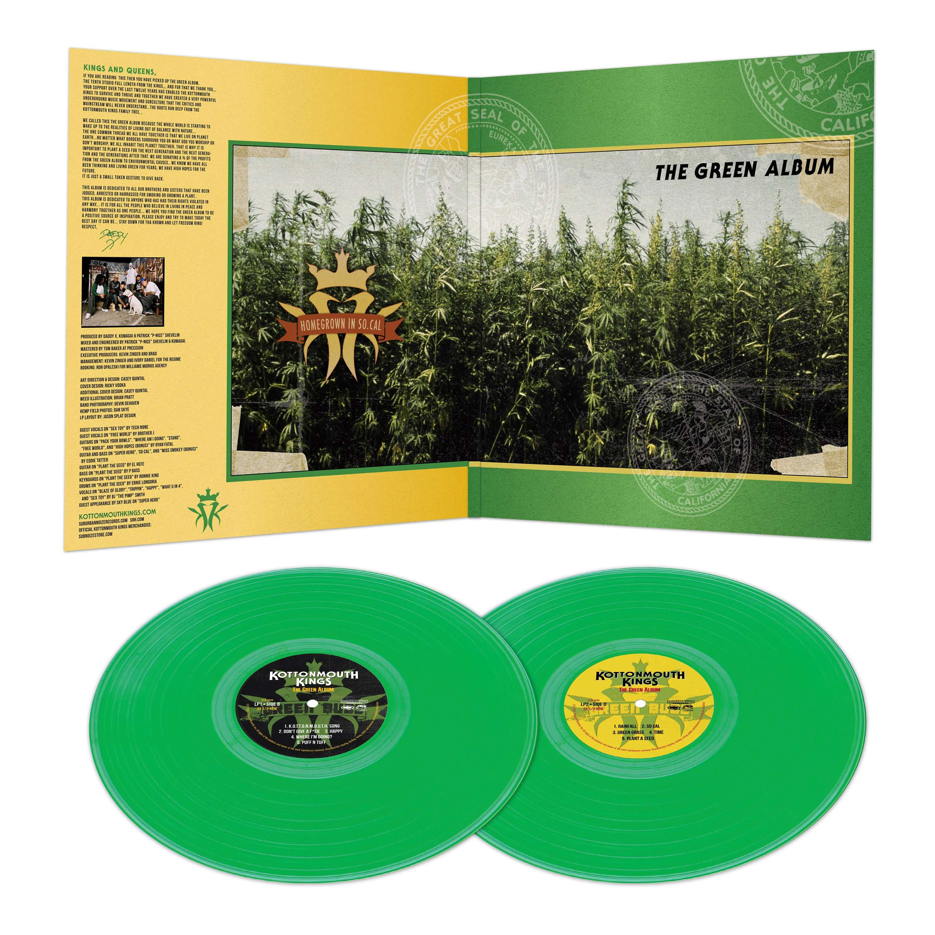 Kottonmouth Kings - The Green Album (Green Double Vinyl) - Image 3