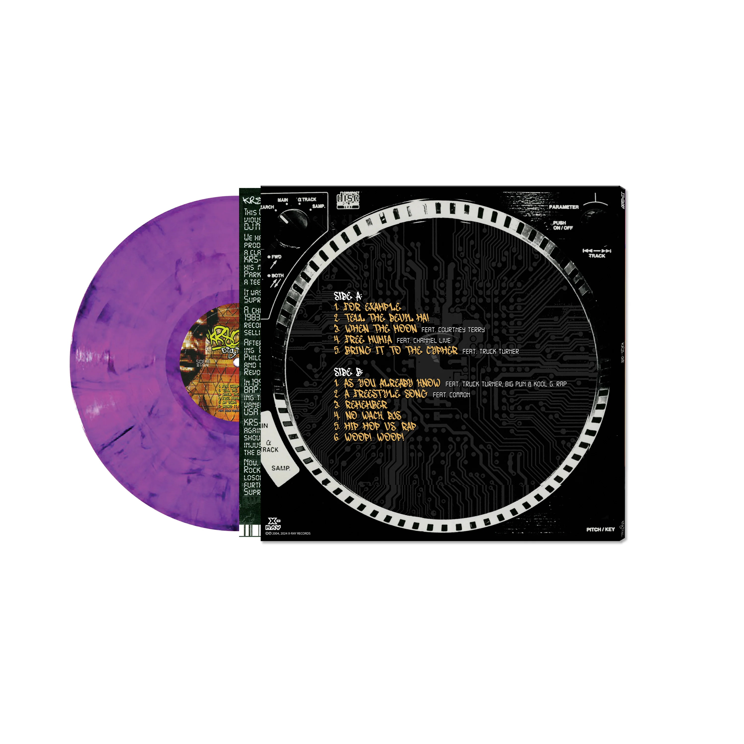 KRS-One - D.I.G.I.T.A.L. (Purple Marble Vinyl) - Image 2