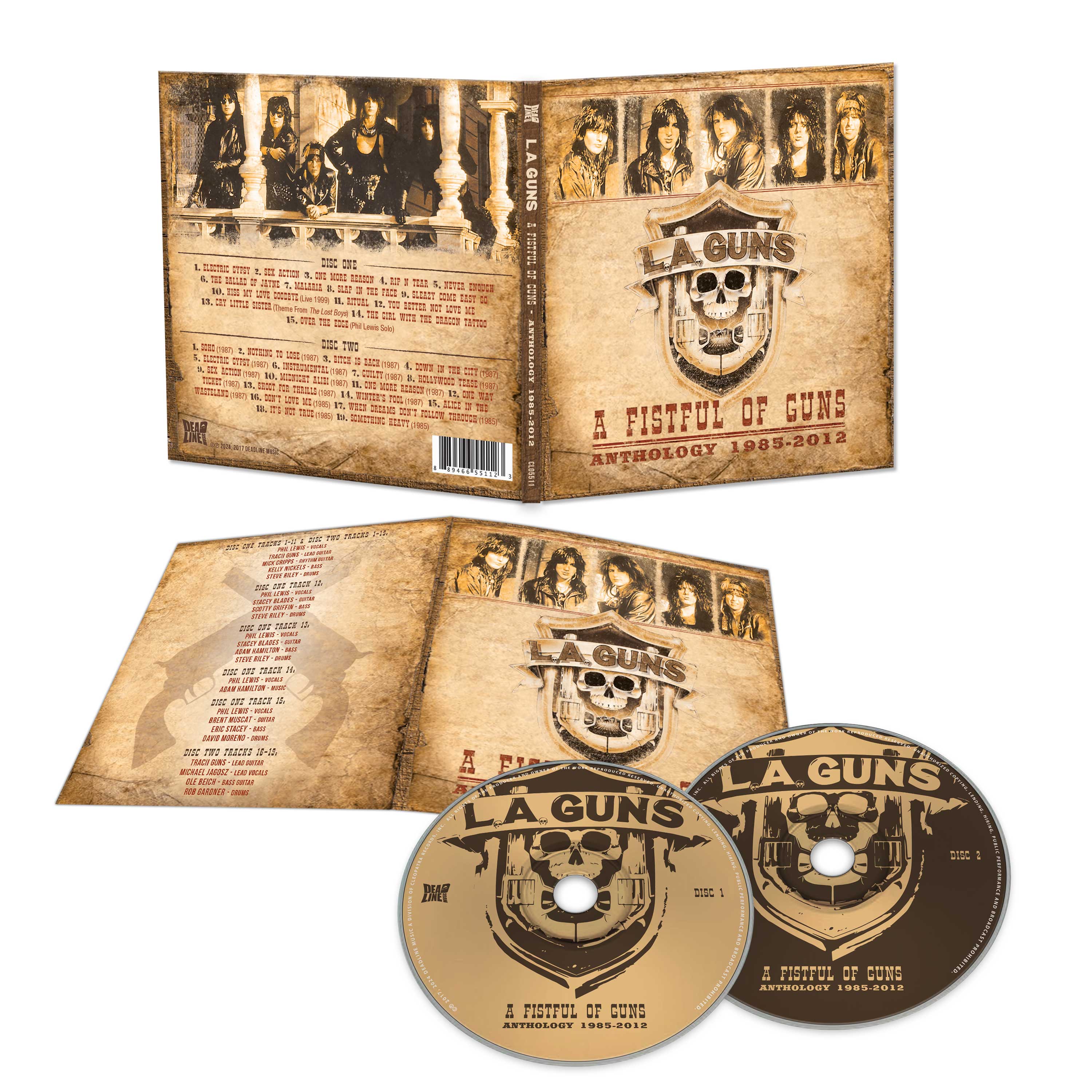 L.A. Guns - A Fistful Of Guns - Anthology 1985-2012 (2 CD) - Image 2