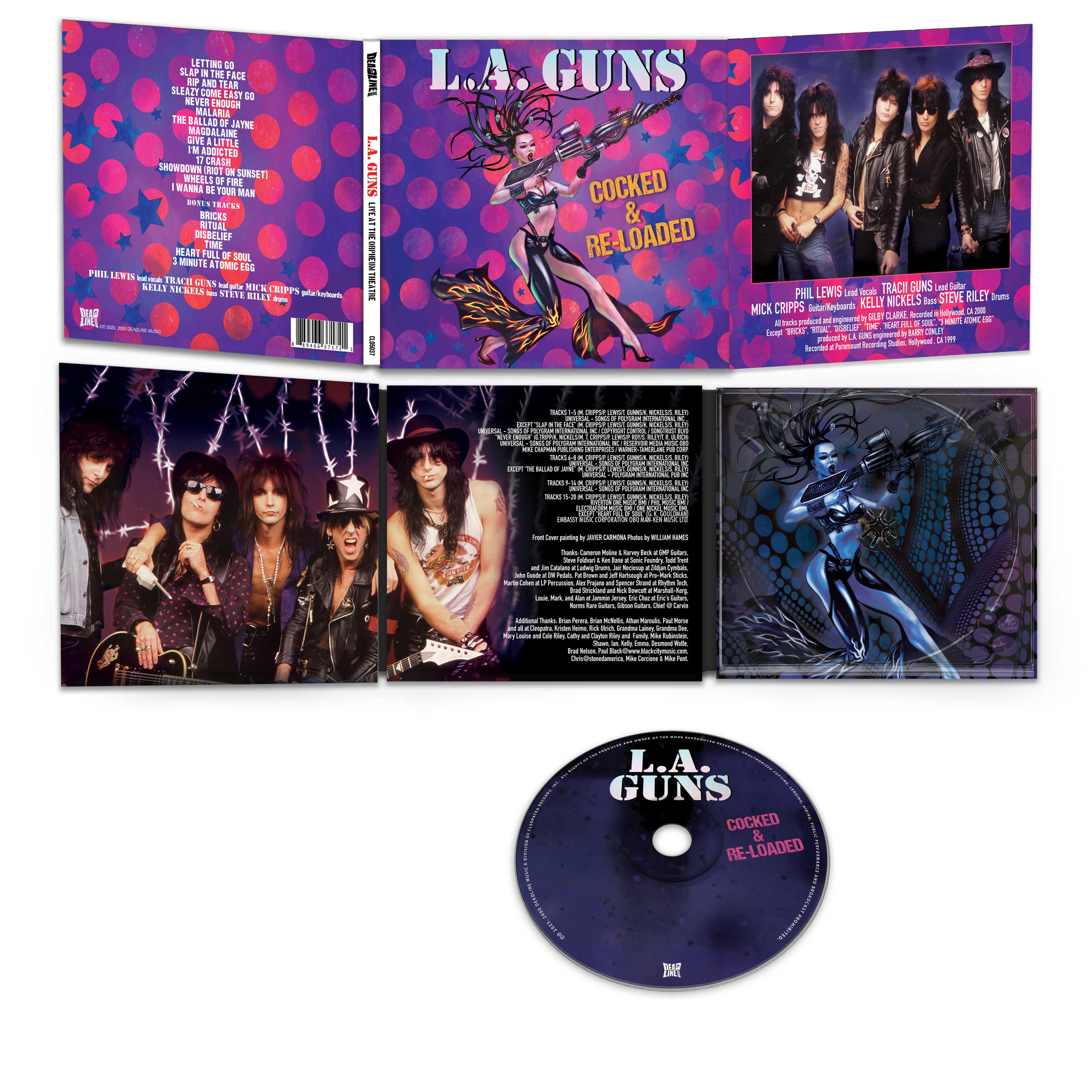 L.A. Guns - Cocked & Re-Loaded (CD) - Image 3