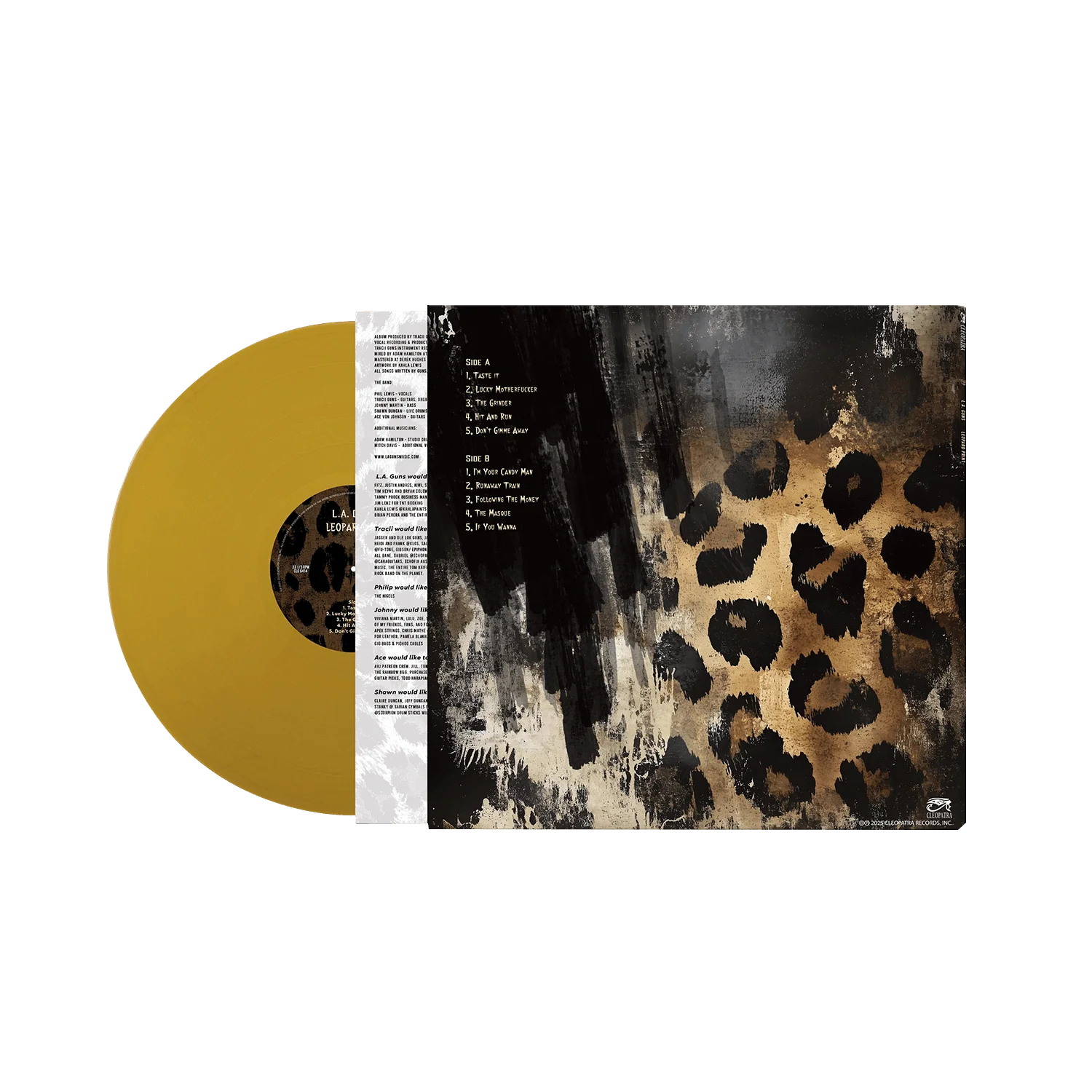 L.A. Guns - Leopard Skin (Gold Vinyl LP) - Image 2