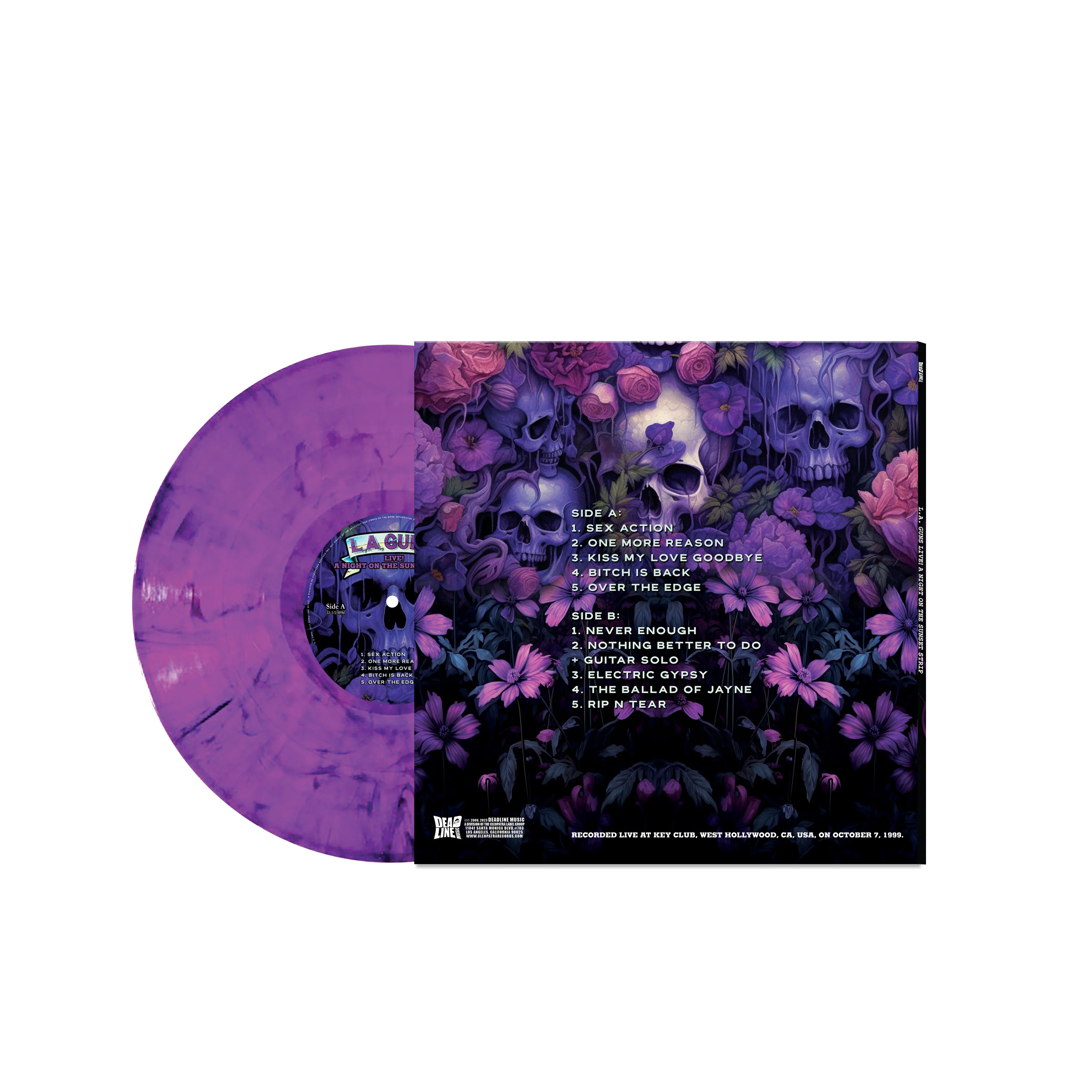 L.A. Guns - Live! A Night On The Sunset Strip (Purple Marble Vinyl) - Image 2