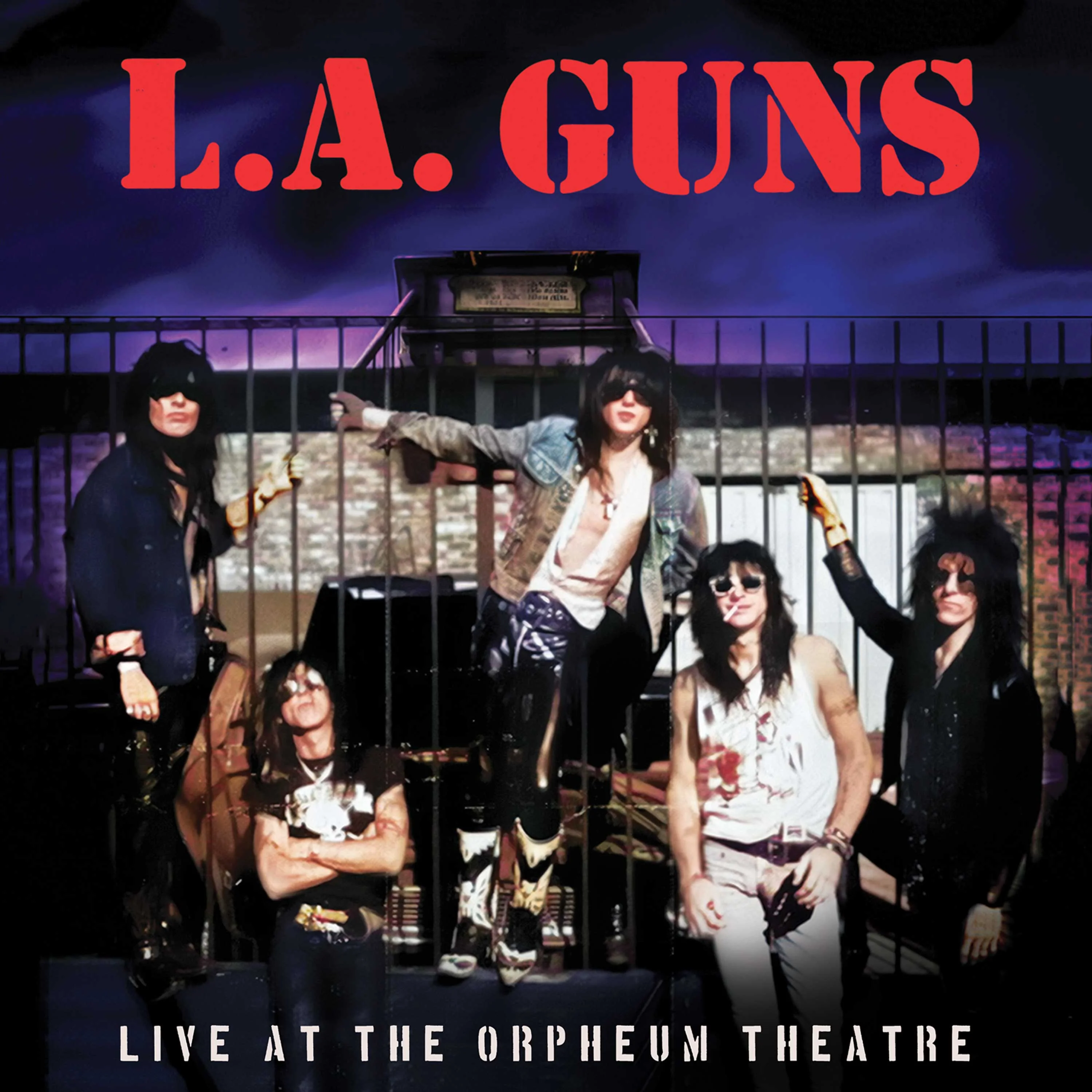 L.A. Guns - Live At The Orpheum Theatre (Red Marble Vinyl) - Image 3