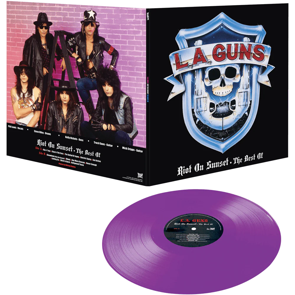 L.A. Guns - Riot On Sunset - The Best Of (Limited Edition Green Colored Vinyl) - Image 2