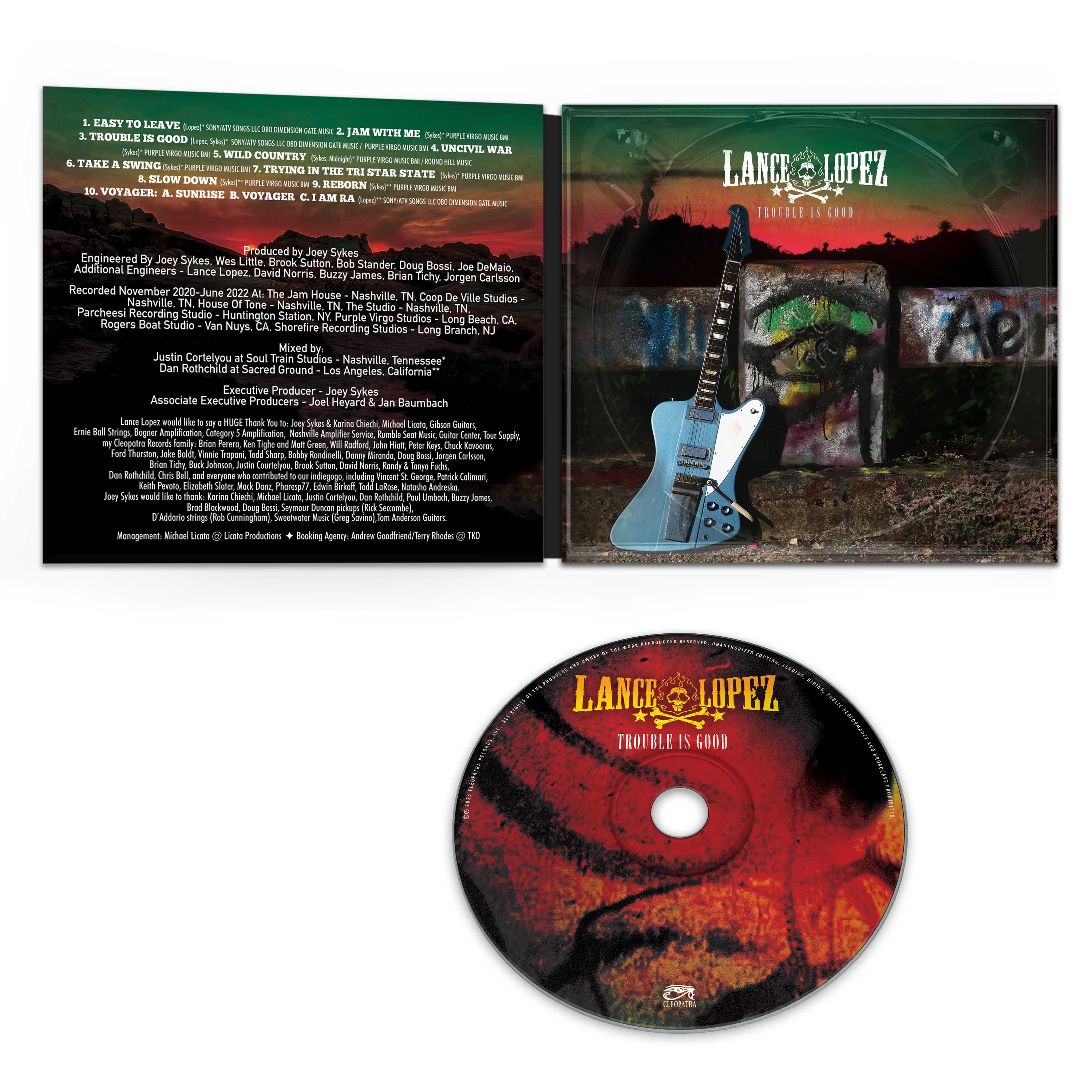 Lance Lopez – Trouble Is Good (CD) - Image 3
