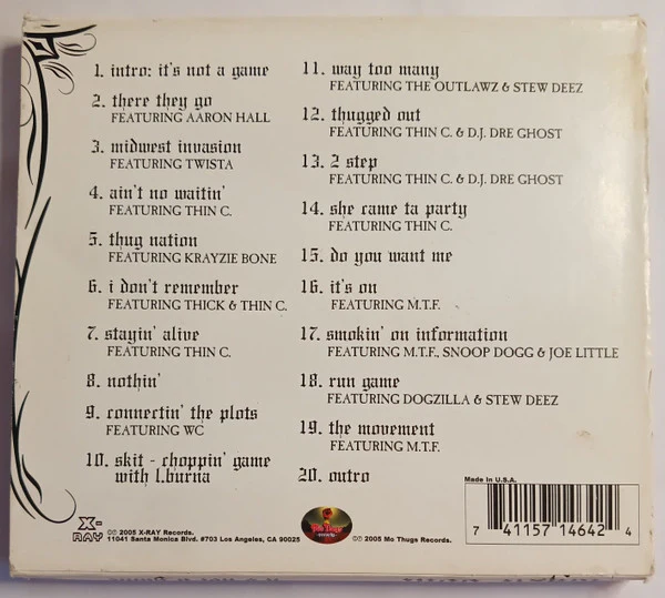 Layzie Bone - It’s Not A Game (CD) - Image 2