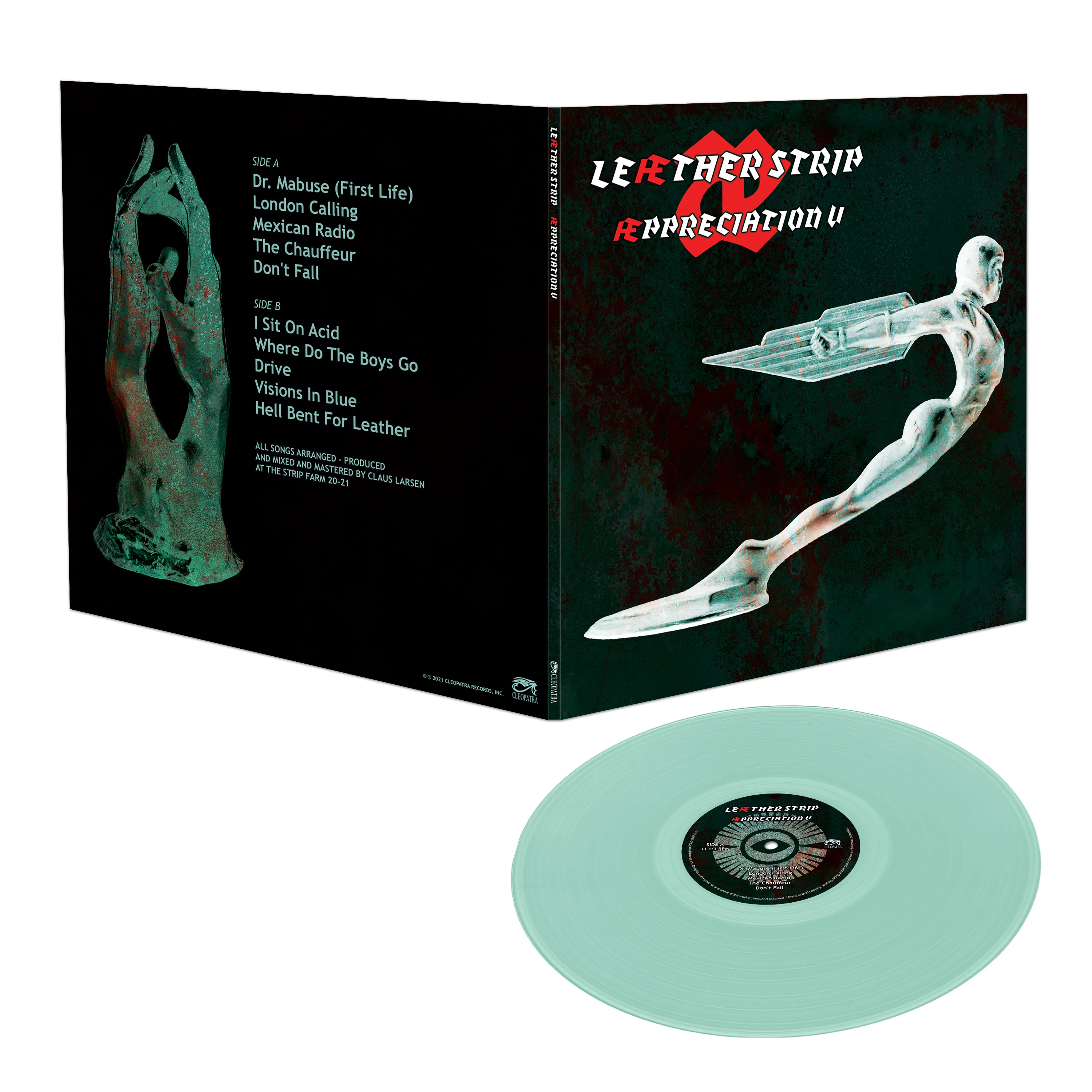 LEÆTHER STRIP - ÆPPRECIATION V (Limited Edition Green Vinyl) - Image 2