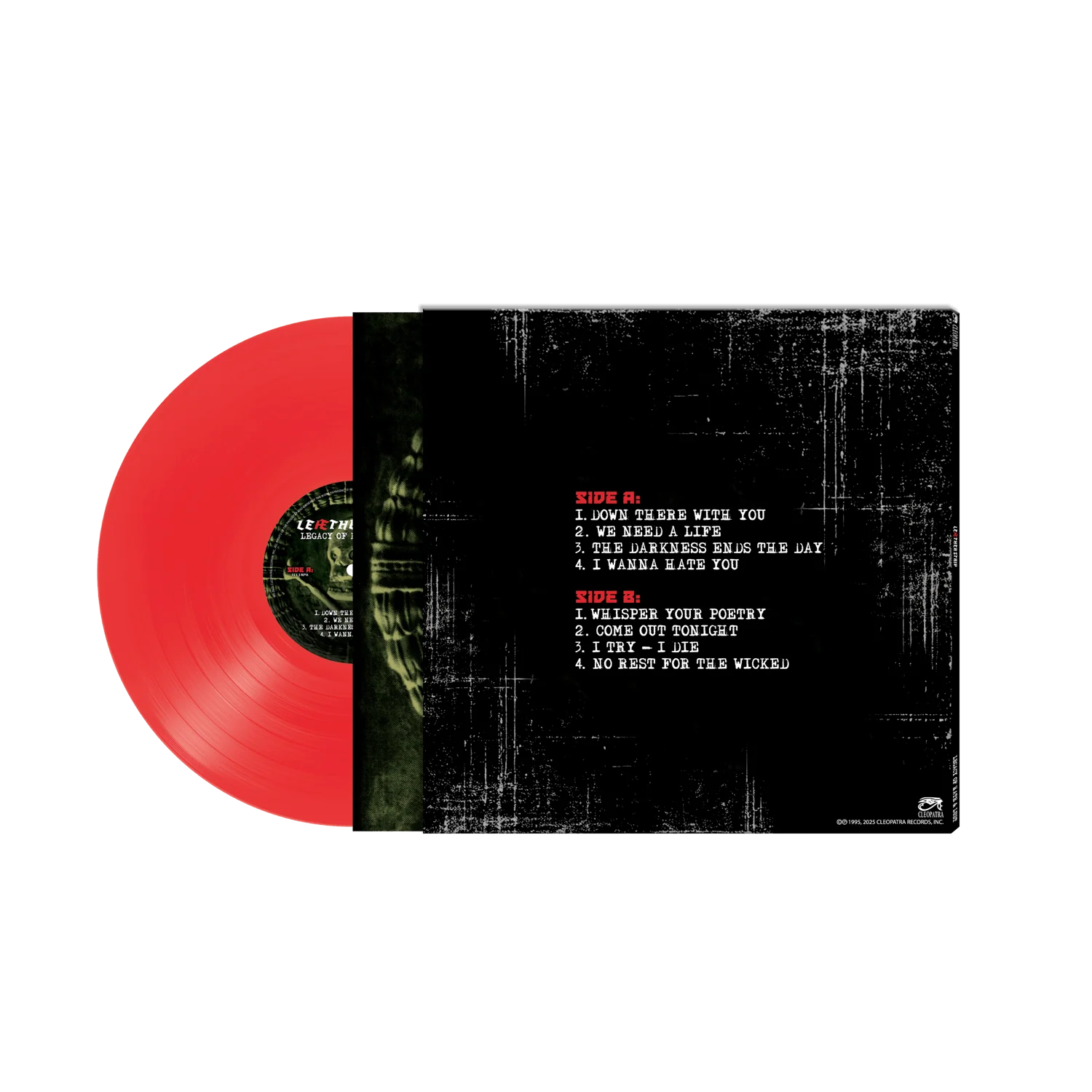 Leæther Strip - Legacy Of Hate & Lust (Red Vinyl LP) - Image 2