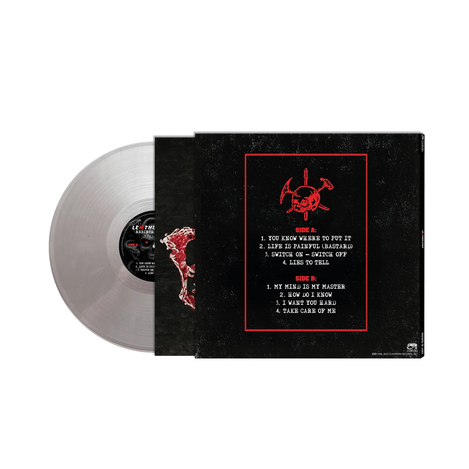 Leæther Strip - Rebirth Of Agony (Silver Vinyl LP) - Image 2