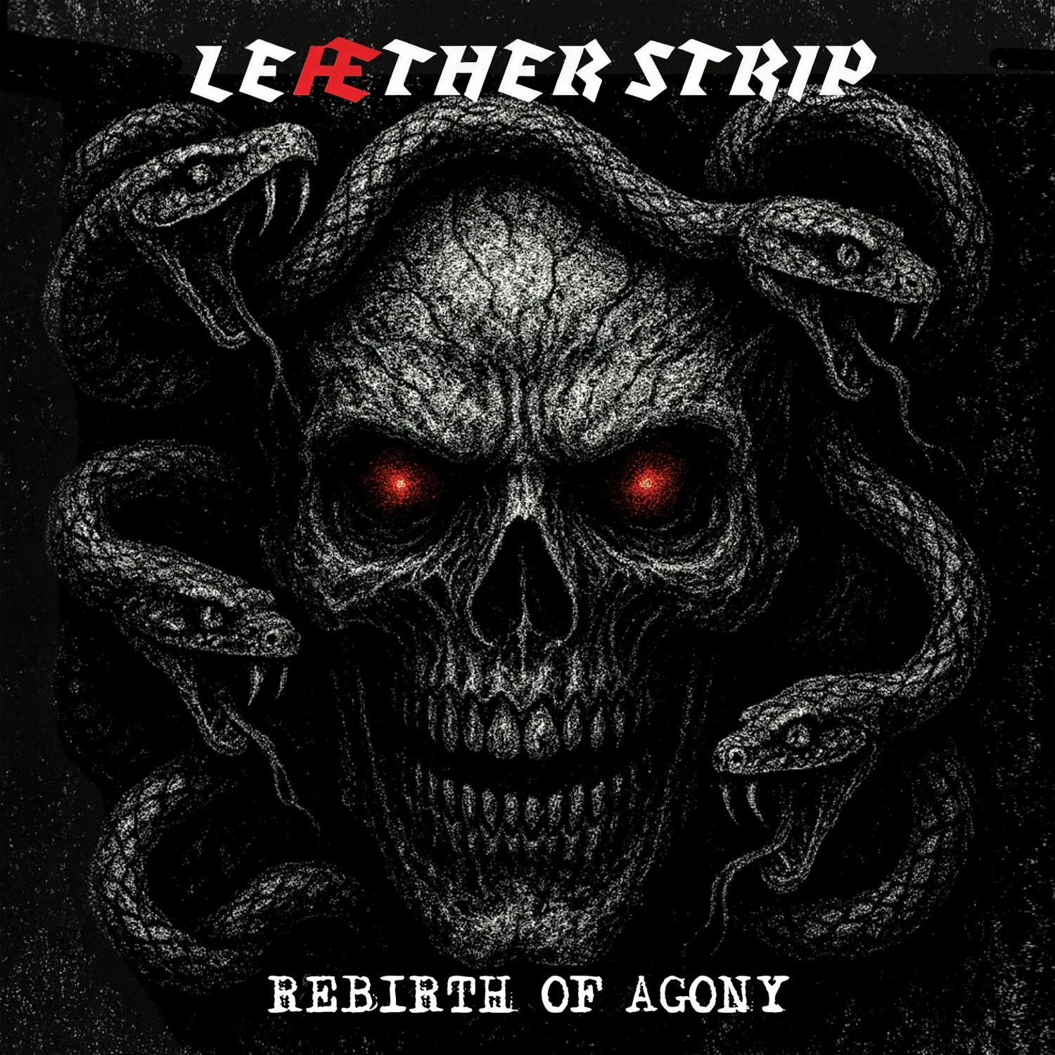 Leæther Strip - Rebirth Of Agony (Silver Vinyl LP) - Image 3