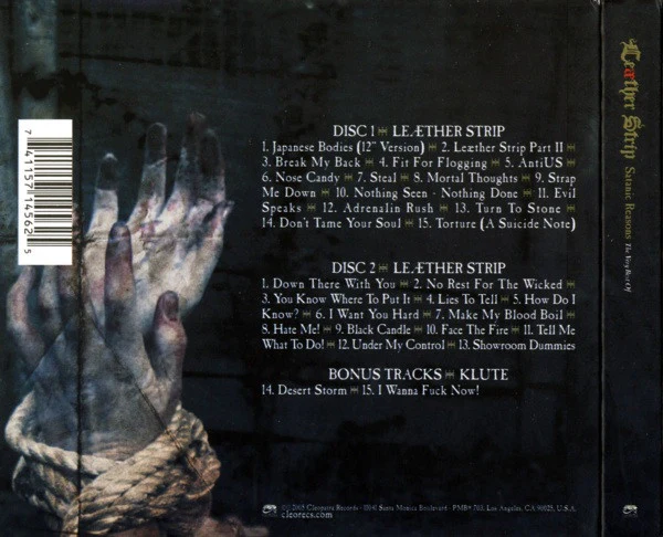Leæther Strip - Satanic Reasons - The Very Best Of (2 CD) - Image 4