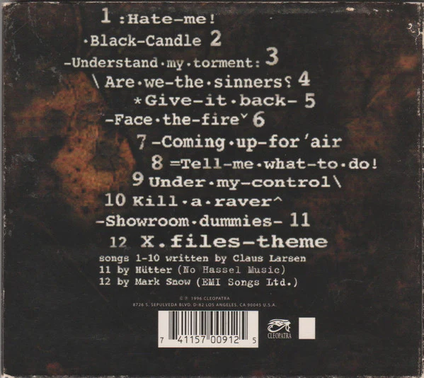 Leæther Strip - Self-Inflicted (CD) - Image 4