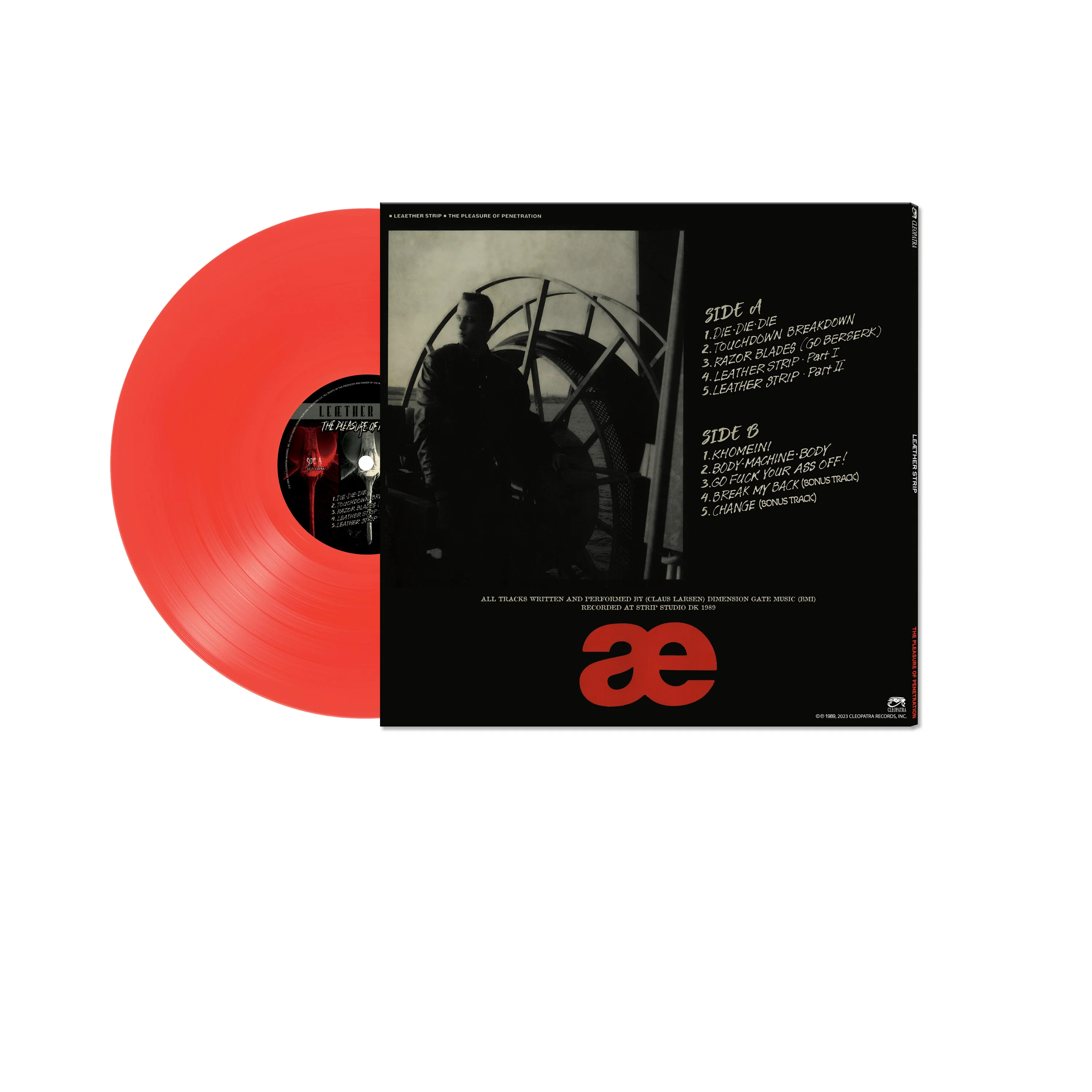 Leæther Strip - The Pleasure Of Penetration (Red Vinyl) - Image 2