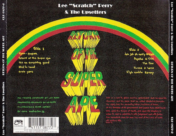 Lee “Scratch” Perry & The Upsetters - Return Of The Super Ape (CD) - Image 2