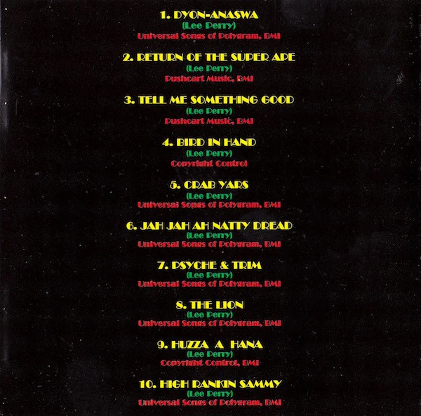 Lee “Scratch” Perry & The Upsetters - Return Of The Super Ape (CD) - Image 4