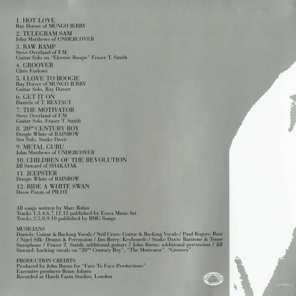 Legacy: The Music Of Marc Bolan & T. Rex (CD) - Image 2